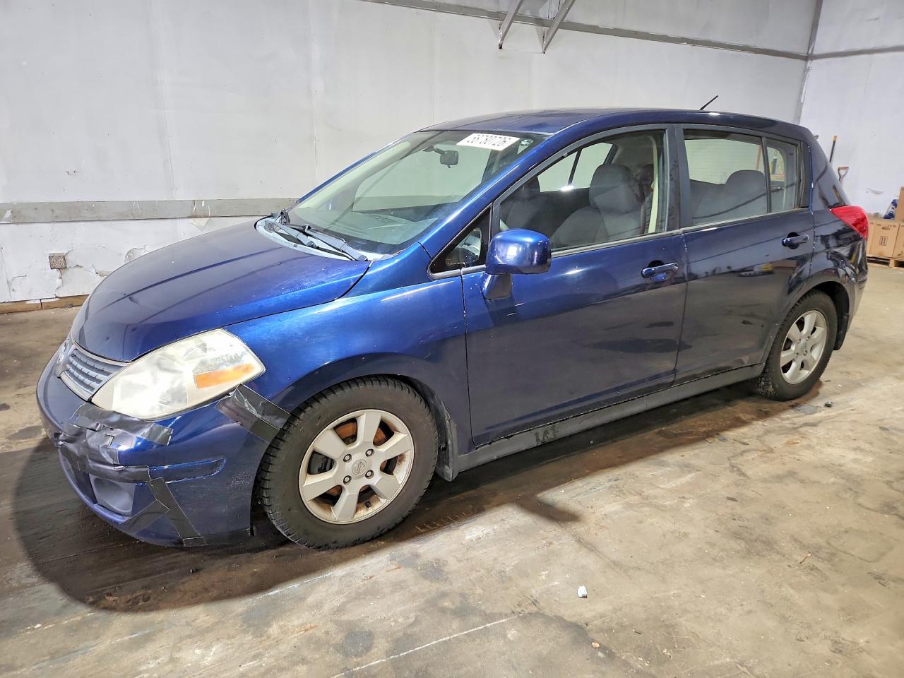 2007 Nissan Versa 1.8 S Blue vin: 3N1BC13E47L445578