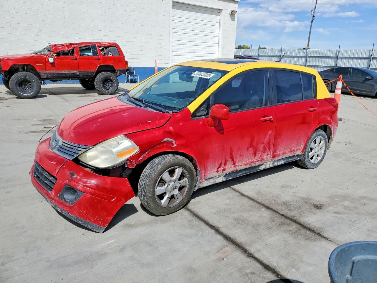 2007 Nissan Versa Two Tone vin: 3N1BC13E47L457620