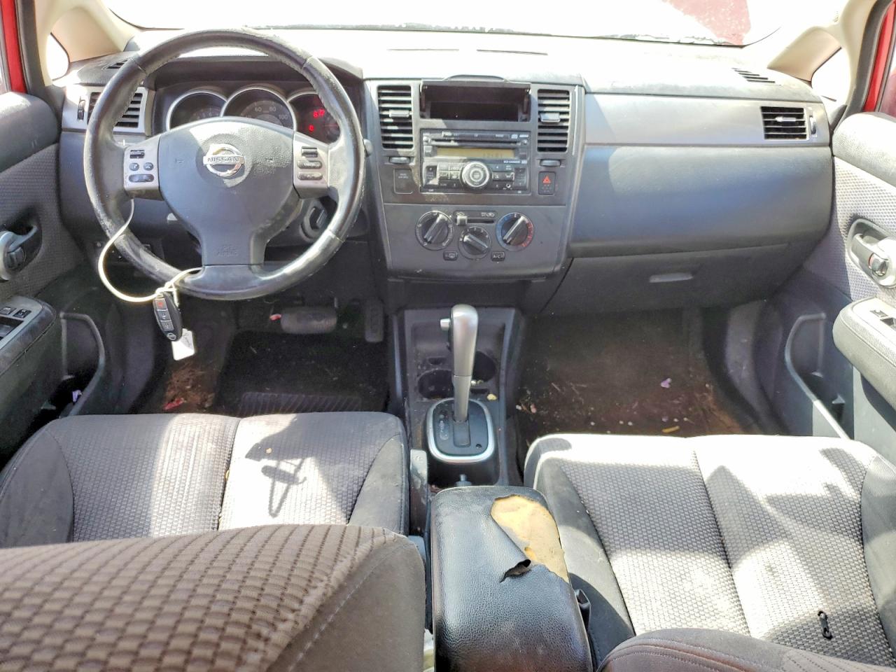 2007 Nissan Versa Two Tone vin: 3N1BC13E47L457620