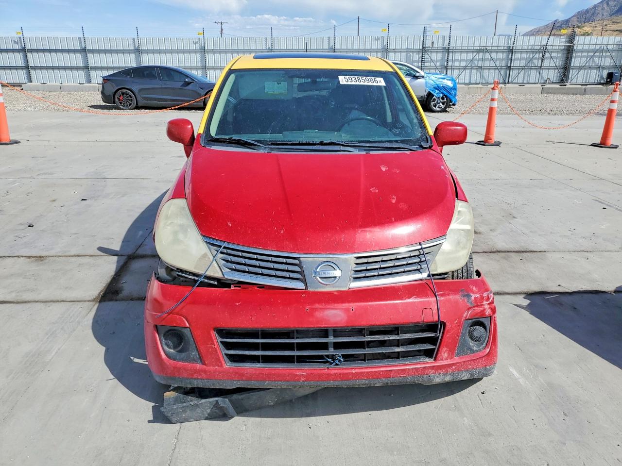 2007 Nissan Versa Two Tone vin: 3N1BC13E47L457620