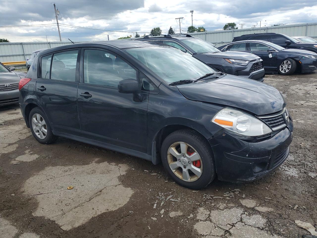 2008 Nissan Versa 1.8 S Черный vin: 3N1BC13E48L371922