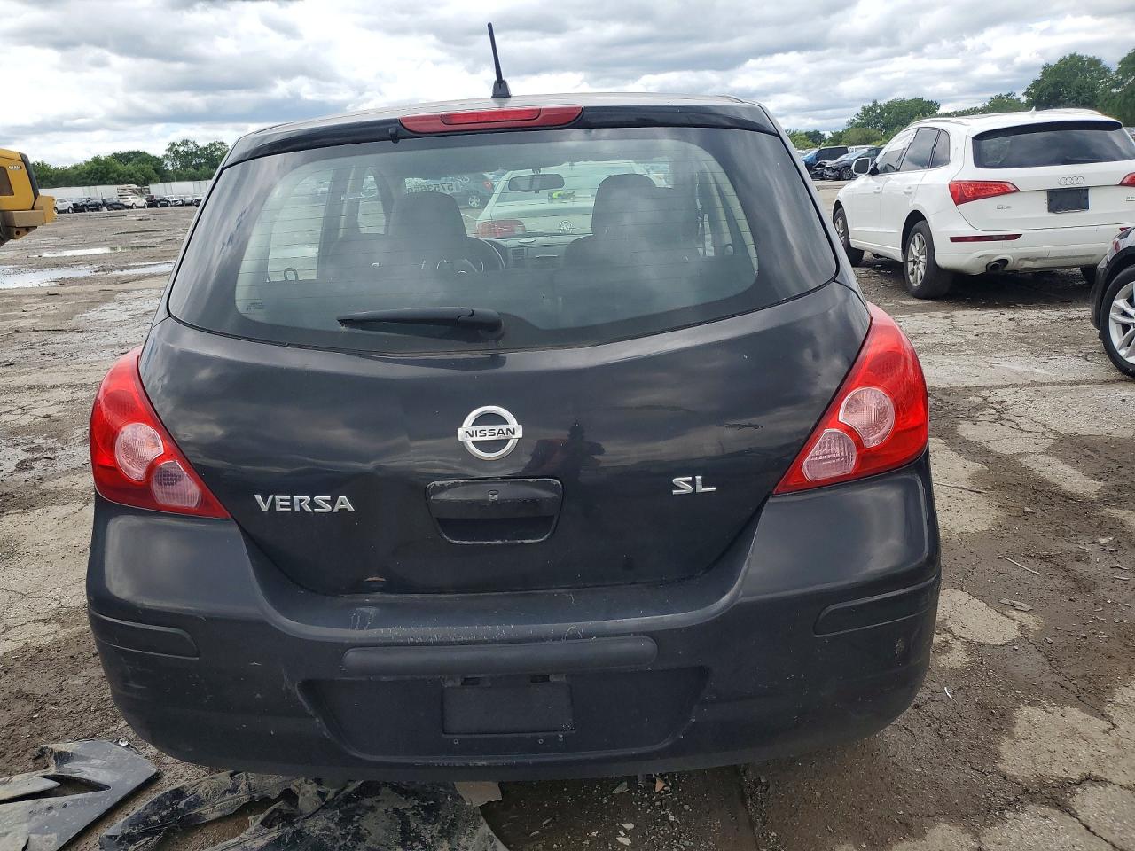 2008 Nissan Versa 1.8 S Черный vin: 3N1BC13E48L371922