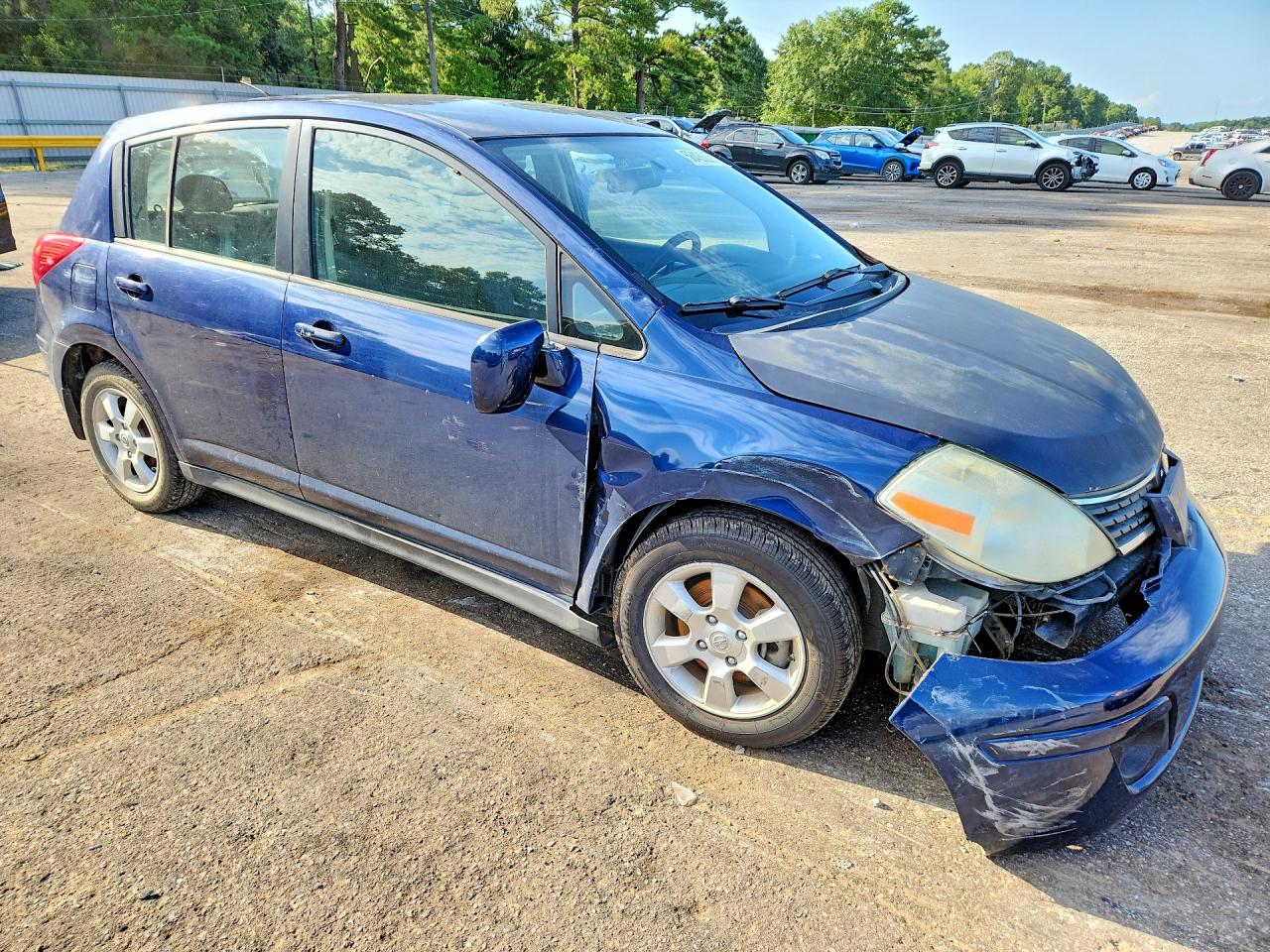 2009 Nissan Versa 1.8 S Blue vin: 3N1BC13E49L352885