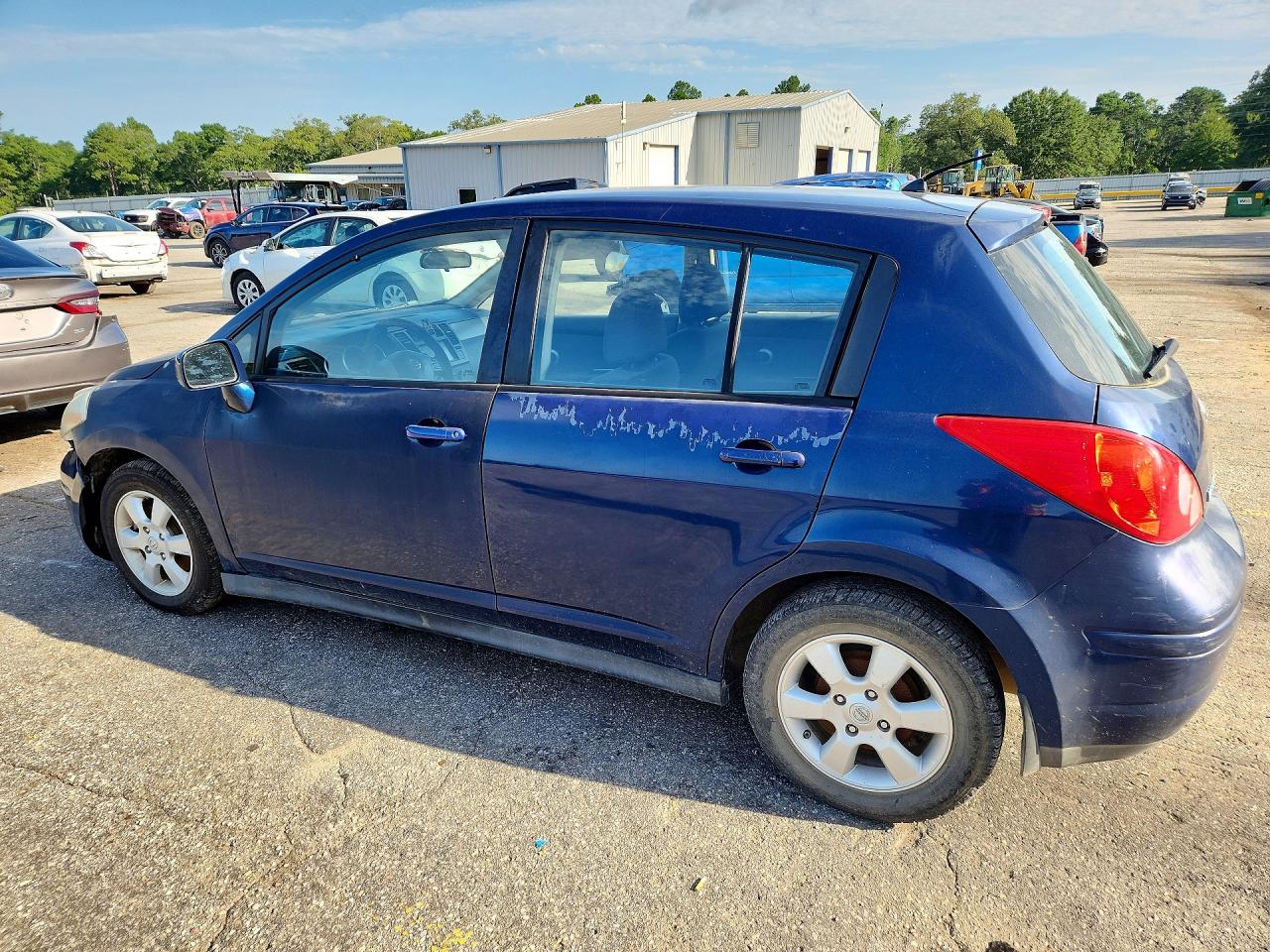 2009 Nissan Versa 1.8 S Blue vin: 3N1BC13E49L352885