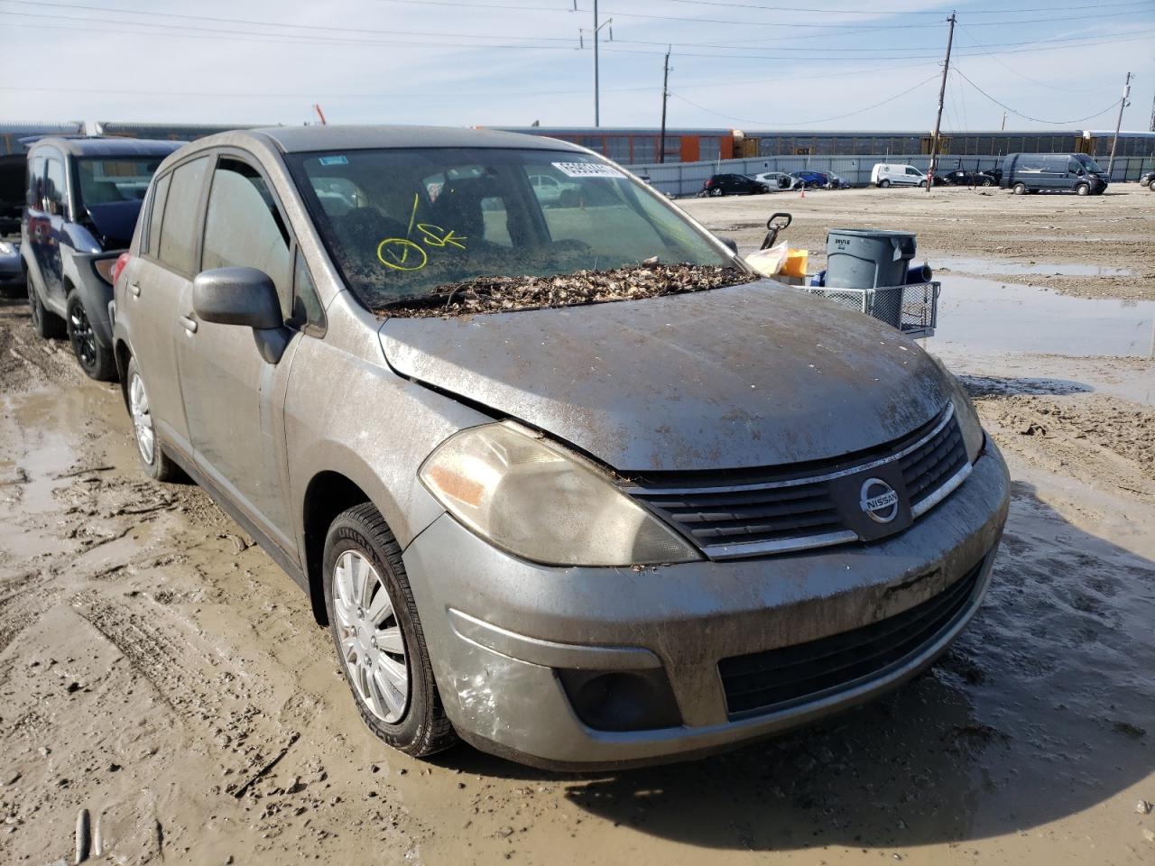 2009 Nissan Versa 1.8 S Gray vin: 3N1BC13E49L366351