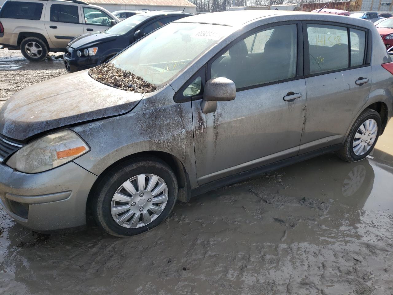 2009 Nissan Versa 1.8 S Серый vin: 3N1BC13E49L366351