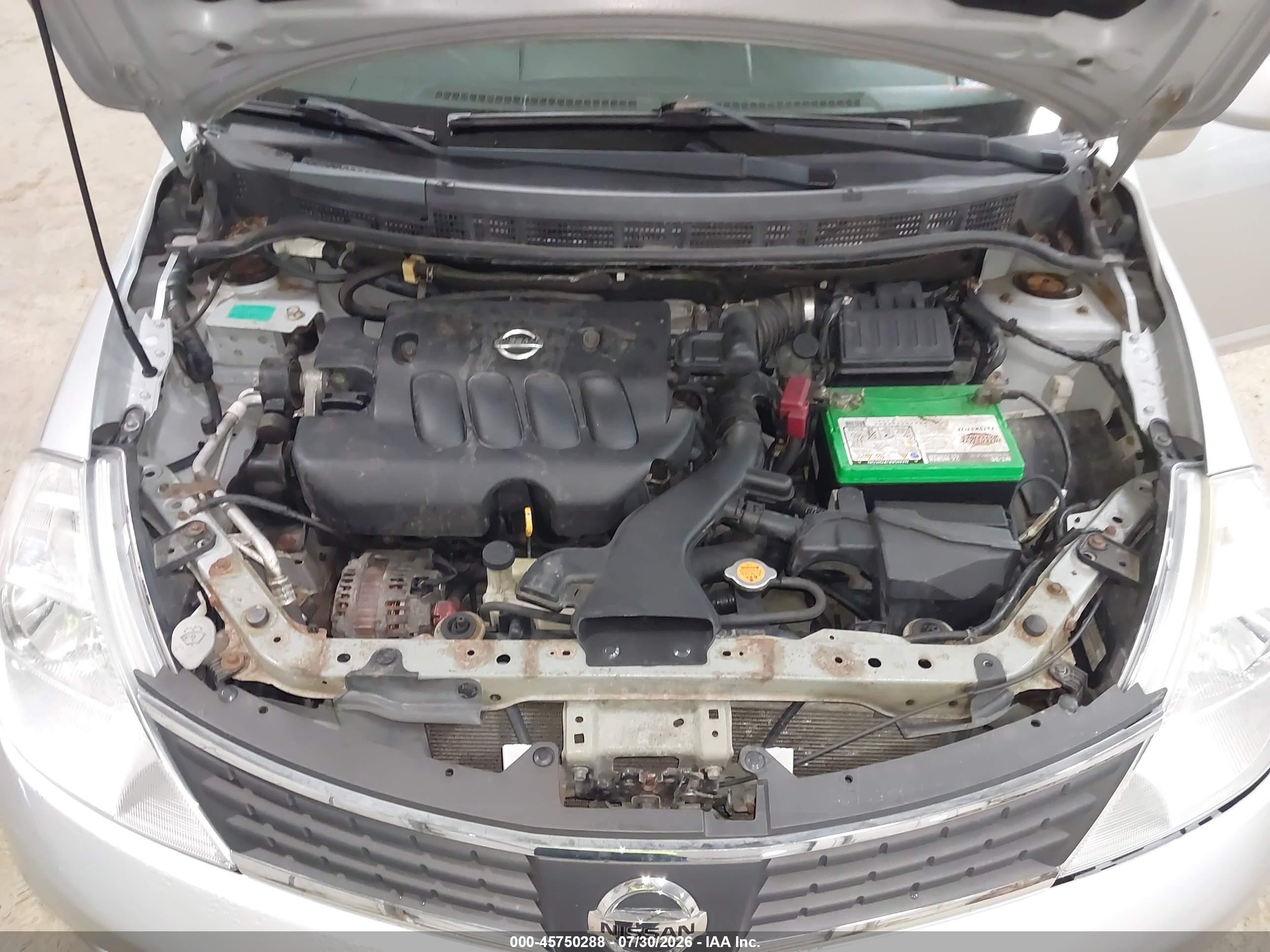 2009 Nissan Versa 1.8s Silver vin: 3N1BC13E49L374675