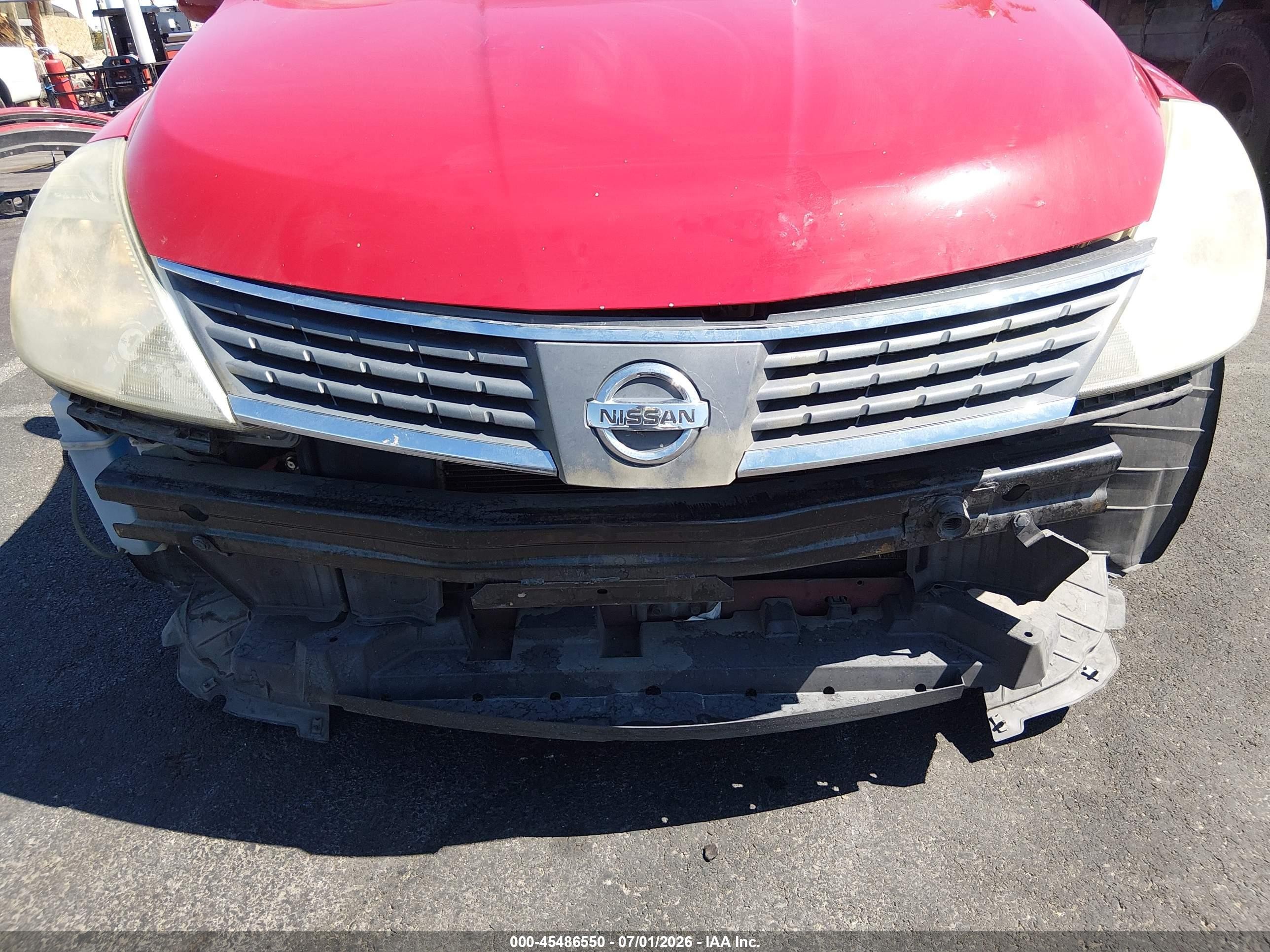 2009 Nissan Versa 1.8s Red vin: 3N1BC13E49L384056