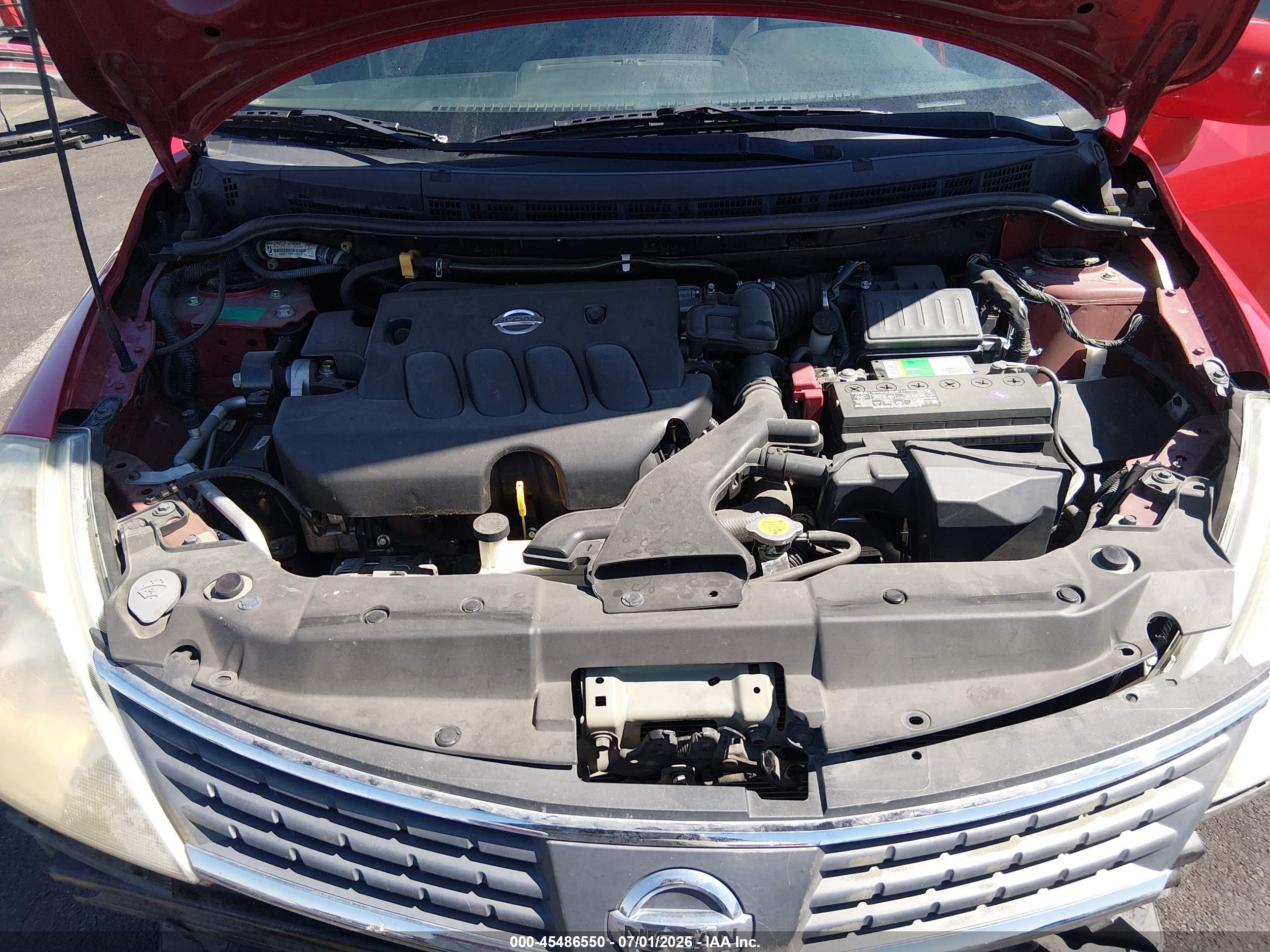 2009 Nissan Versa 1.8s Red vin: 3N1BC13E49L384056