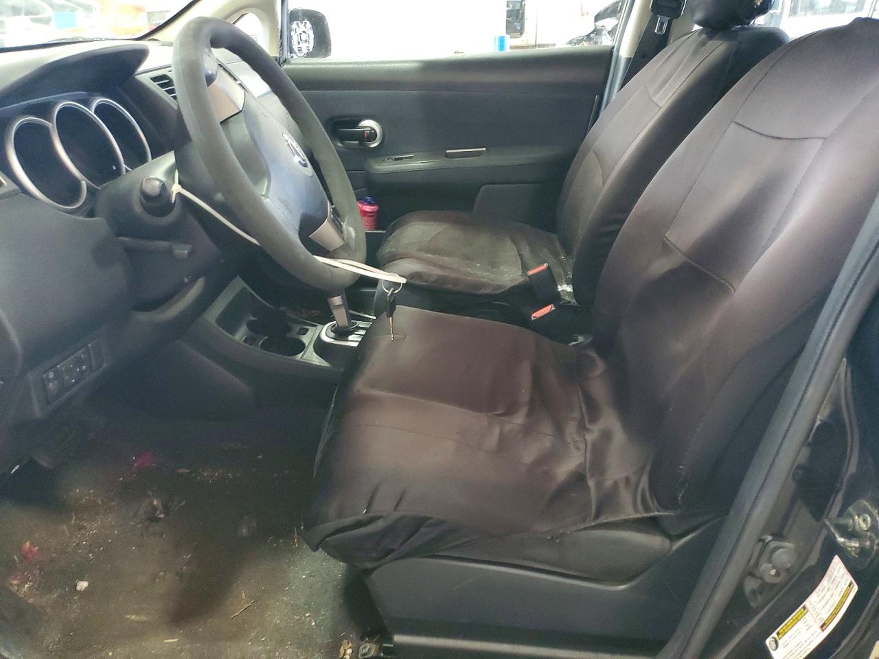 2009 Nissan Versa 1.8 S Black vin: 3N1BC13E49L400949