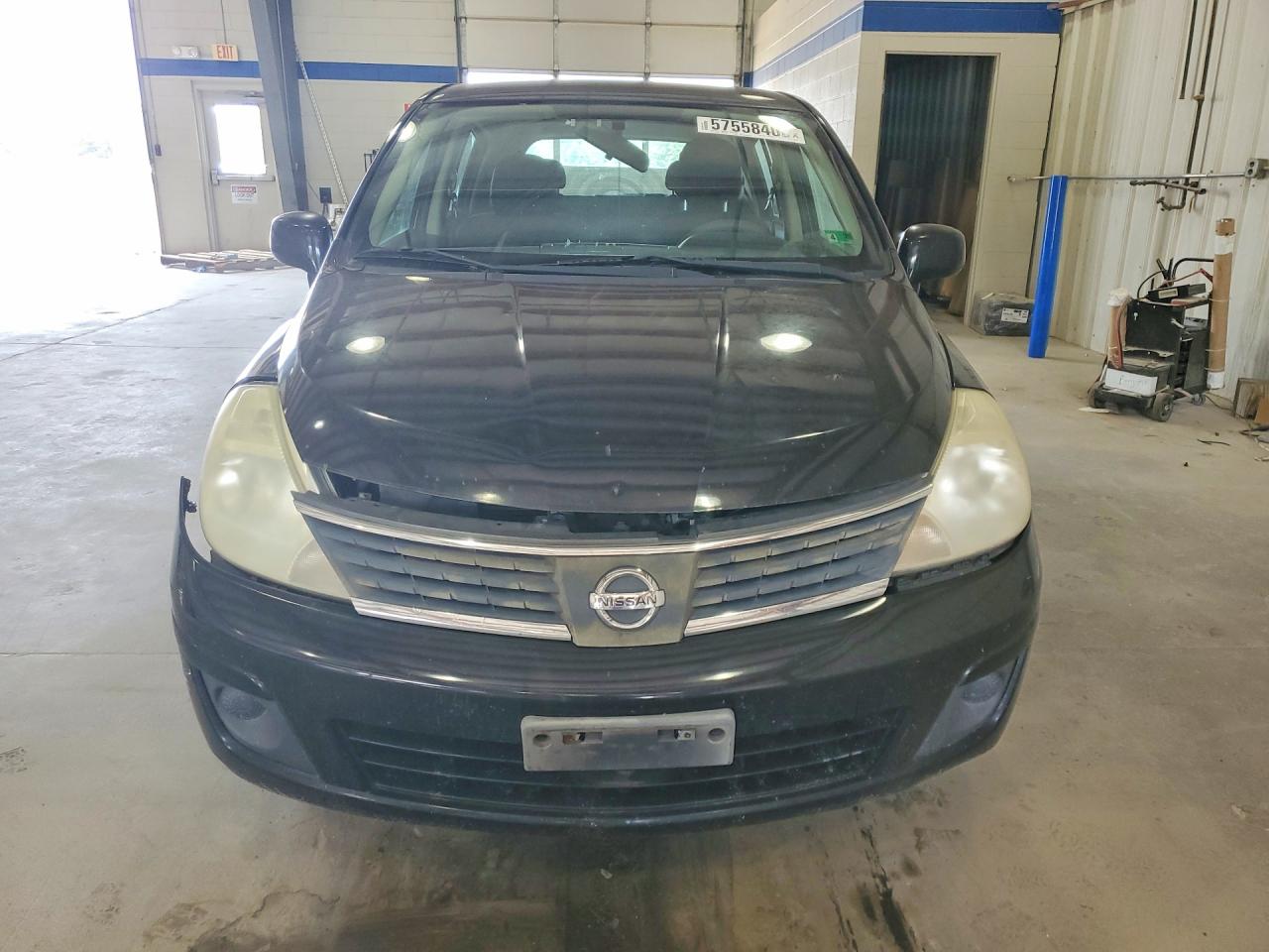 2009 Nissan Versa 1.8 S Black vin: 3N1BC13E49L400949
