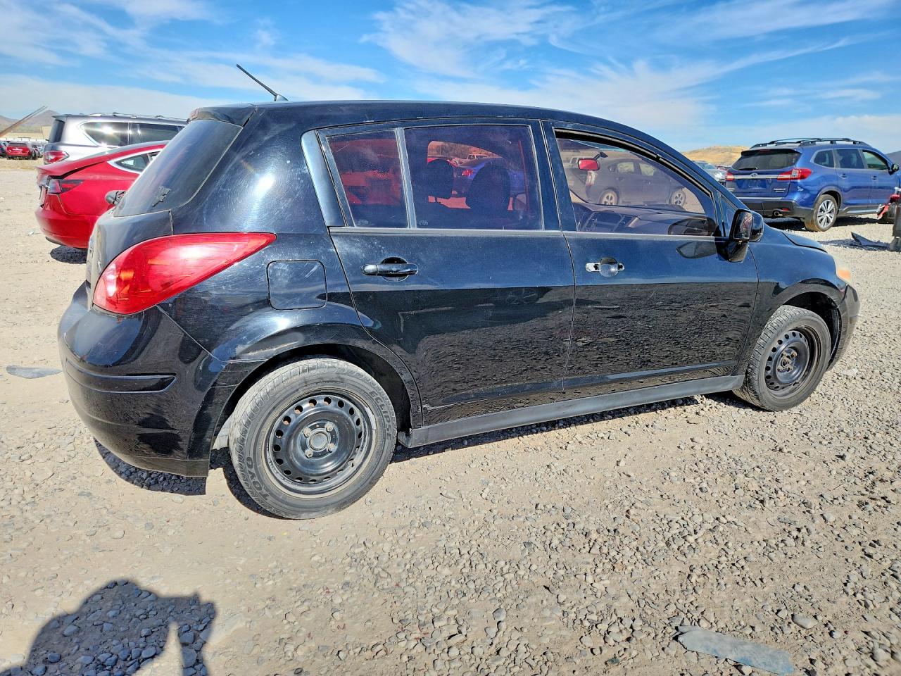 2009 Nissan Versa 1.8 S Черный vin: 3N1BC13E49L477157