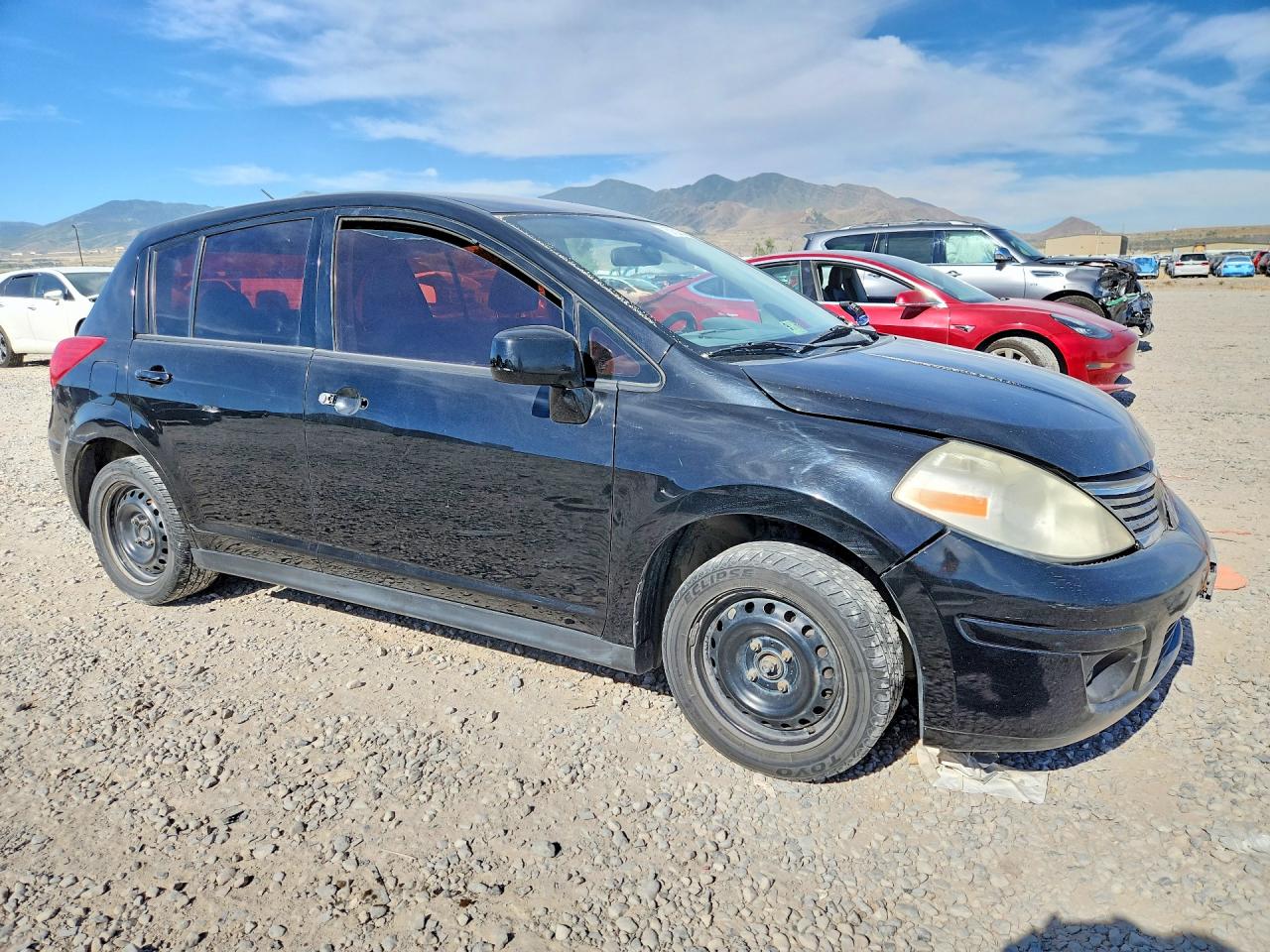 2009 Nissan Versa 1.8 S Черный vin: 3N1BC13E49L477157