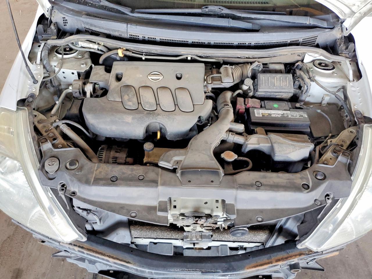 2009 Nissan Versa S Белый vin: 3N1BC13E49L487168