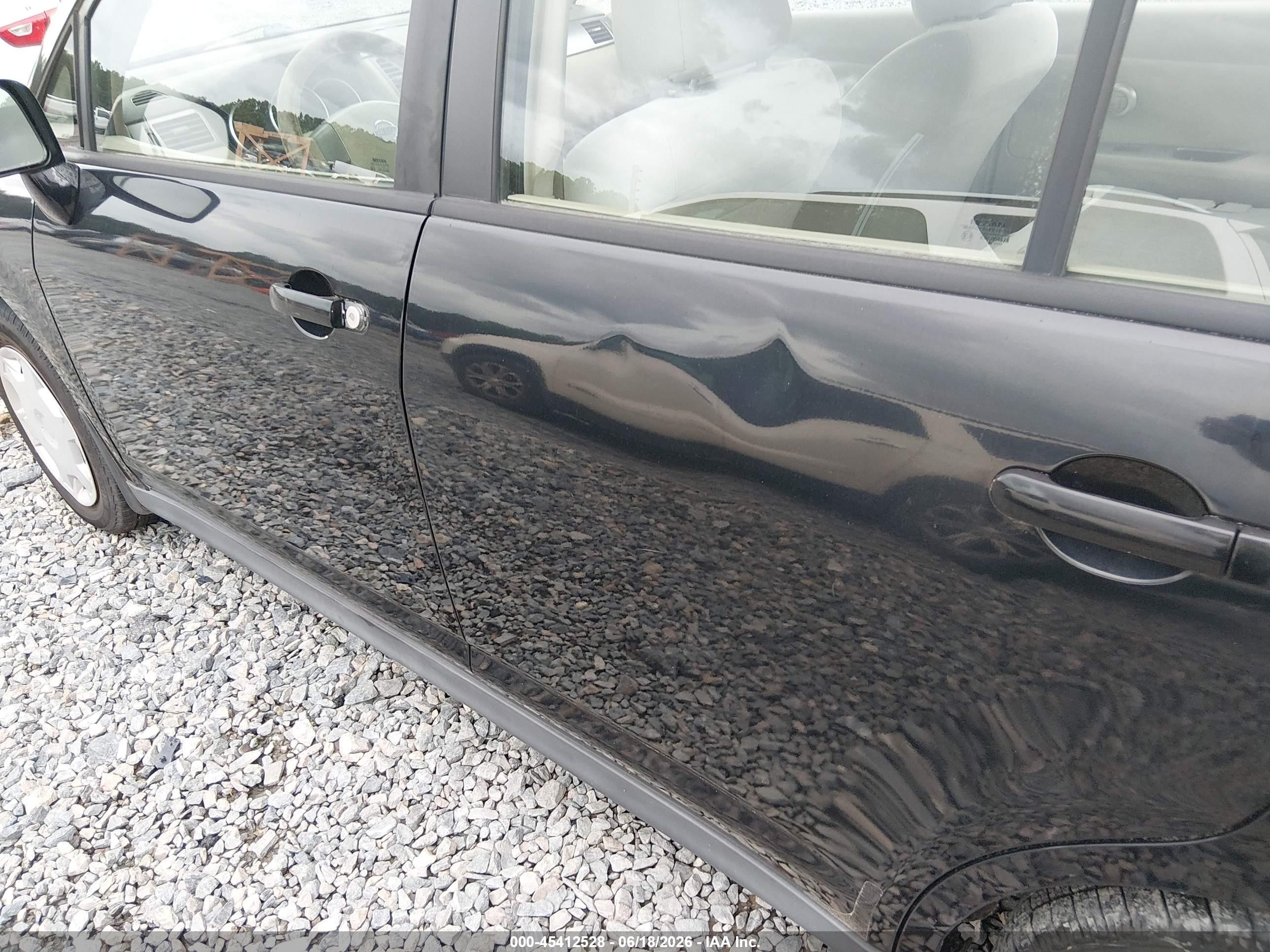2007 Nissan Versa 1.8s Black vin: 3N1BC13E57L367604
