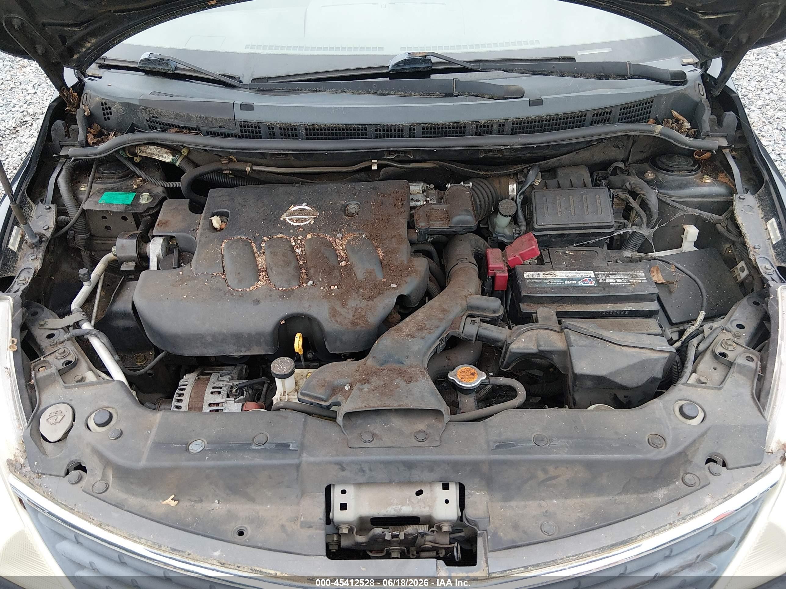2007 Nissan Versa 1.8s Black vin: 3N1BC13E57L367604