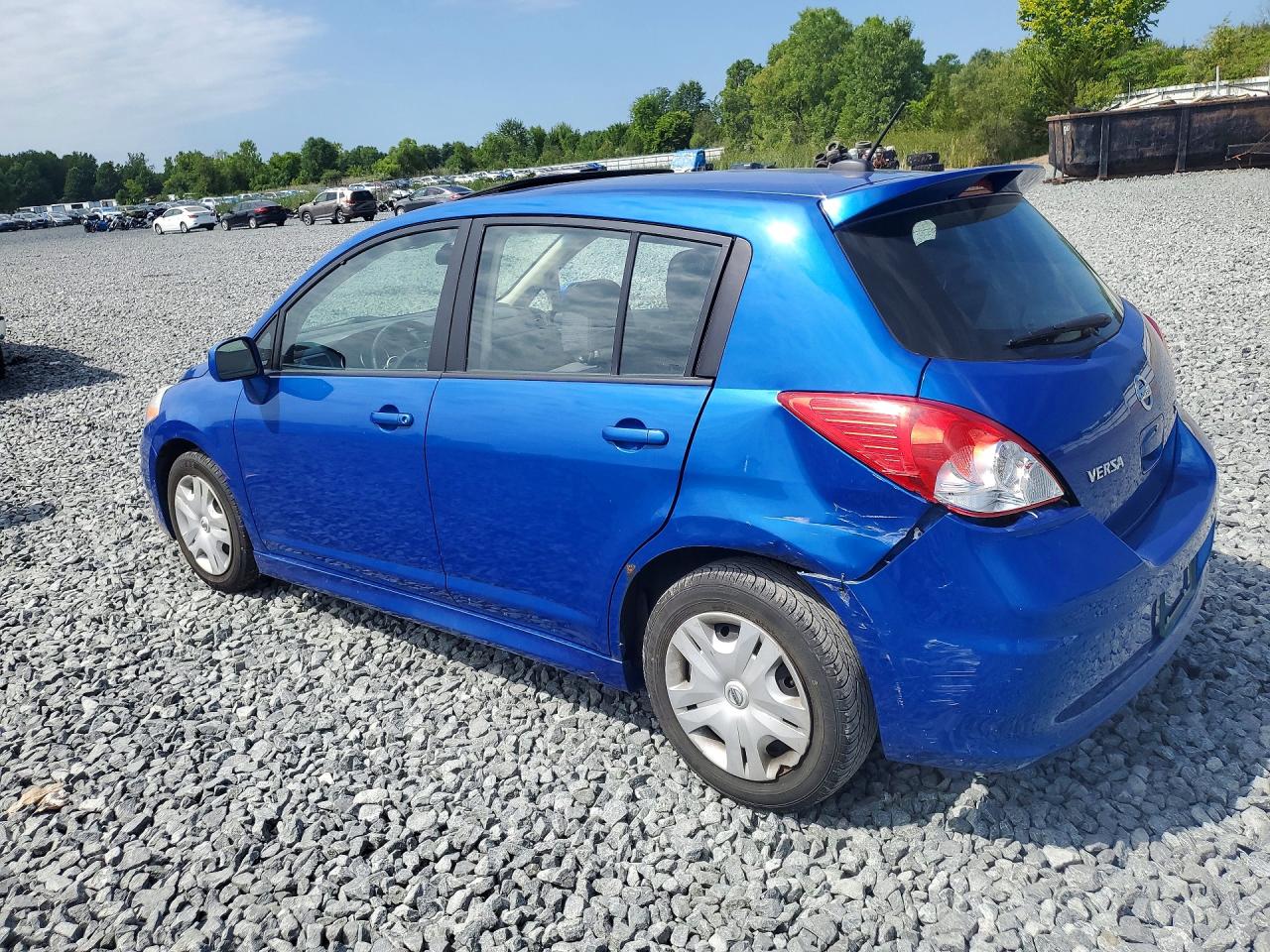 2008 Nissan Versa 1.8 S Blue vin: 3N1BC13E58L361531