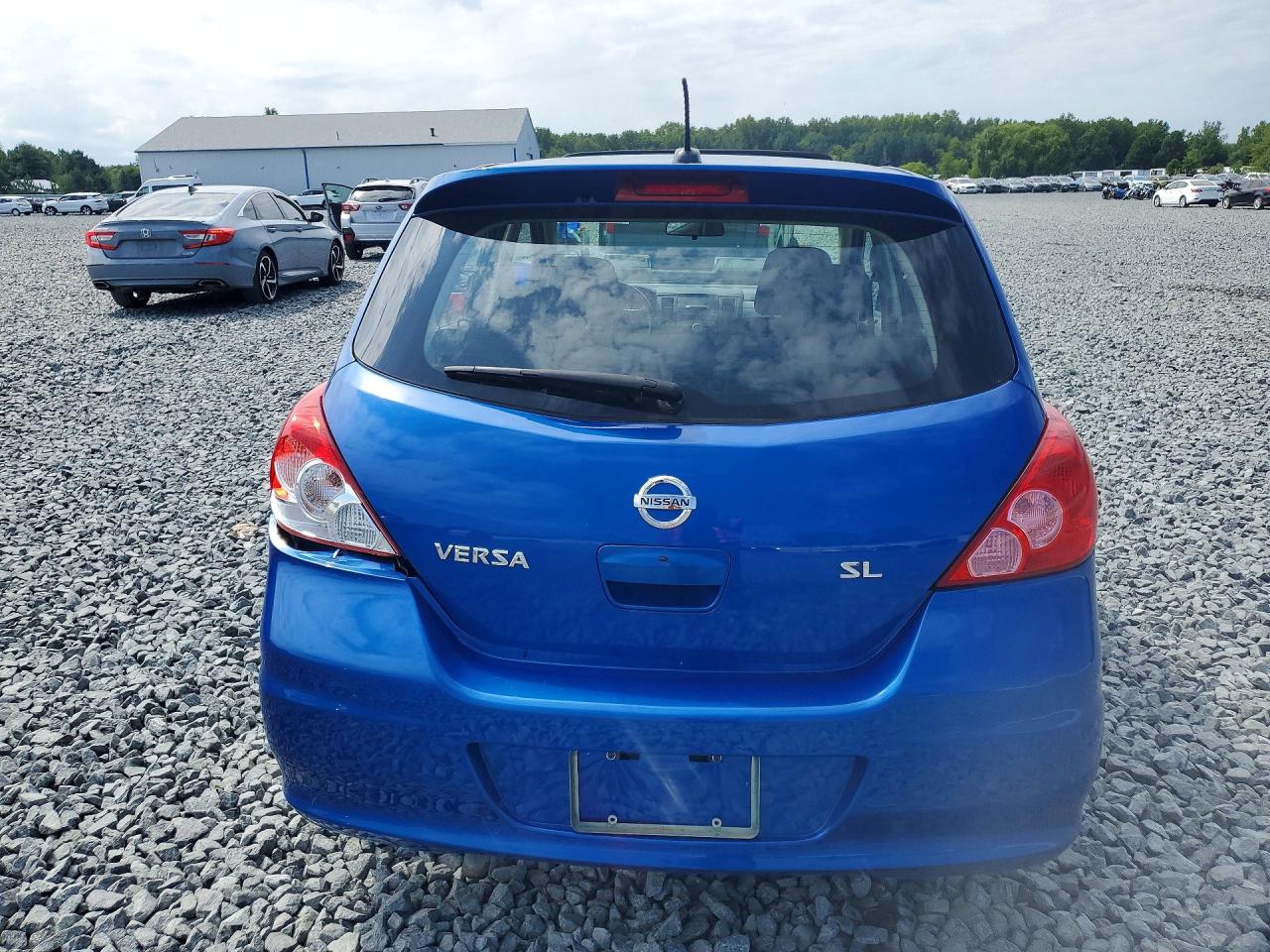 2008 Nissan Versa 1.8 S Blue vin: 3N1BC13E58L361531