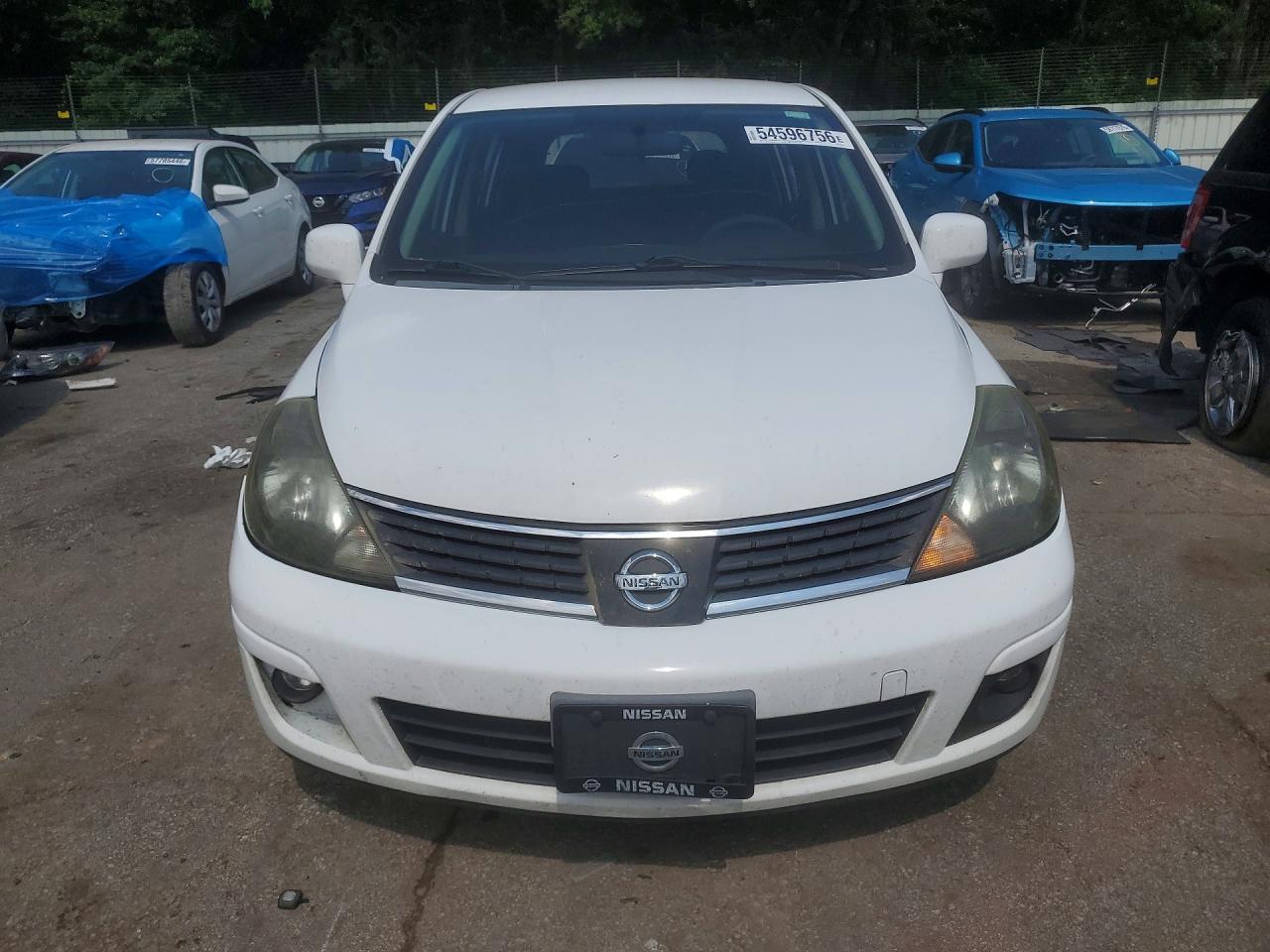 2008 Nissan Versa 1.8 S White vin: 3N1BC13E58L396635