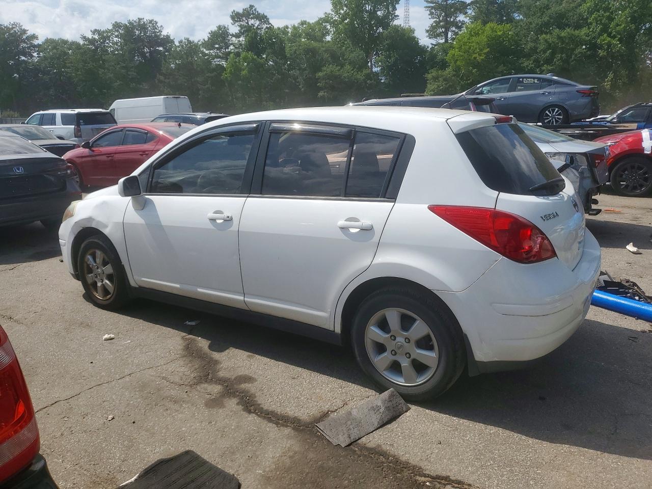 2008 Nissan Versa 1.8 S White vin: 3N1BC13E58L396635