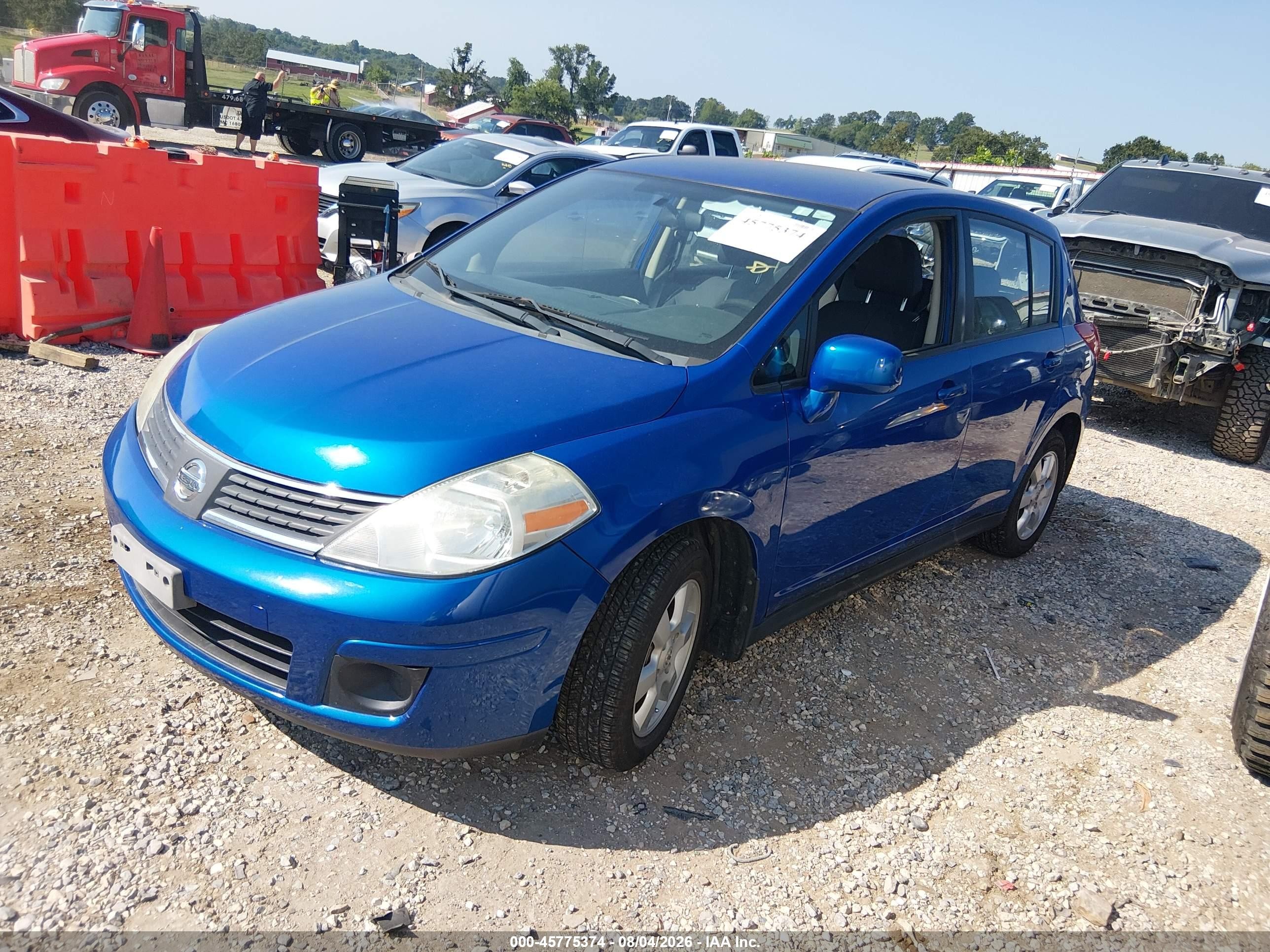 2009 Nissan Versa 1.8sl Blue vin: 3N1BC13E59L354645