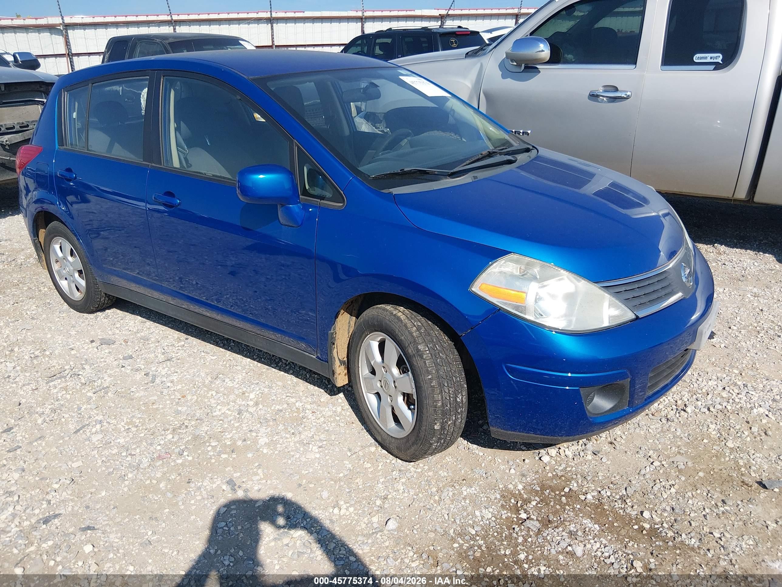 2009 Nissan Versa 1.8sl Blue vin: 3N1BC13E59L354645