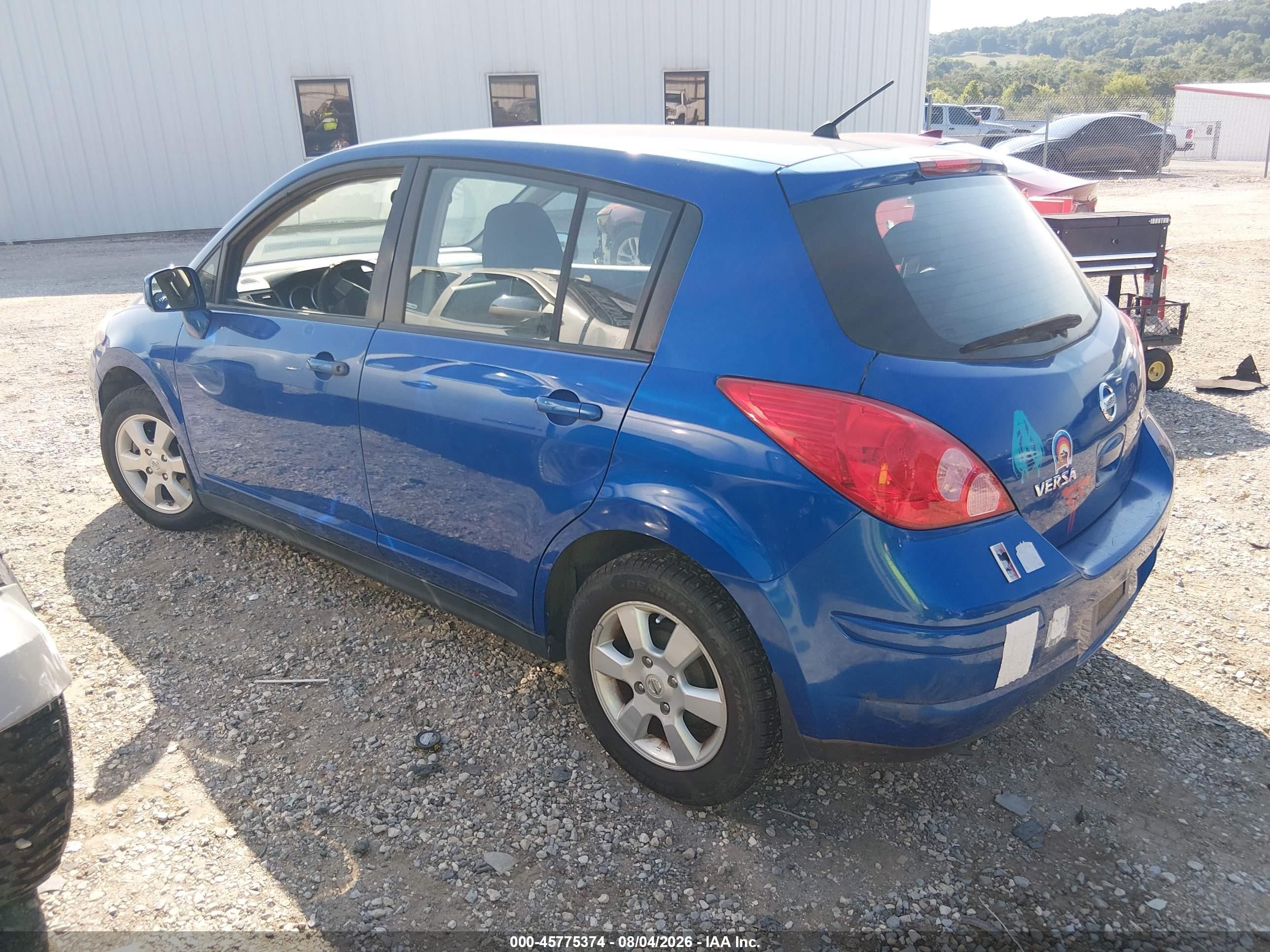 2009 Nissan Versa 1.8sl Blue vin: 3N1BC13E59L354645