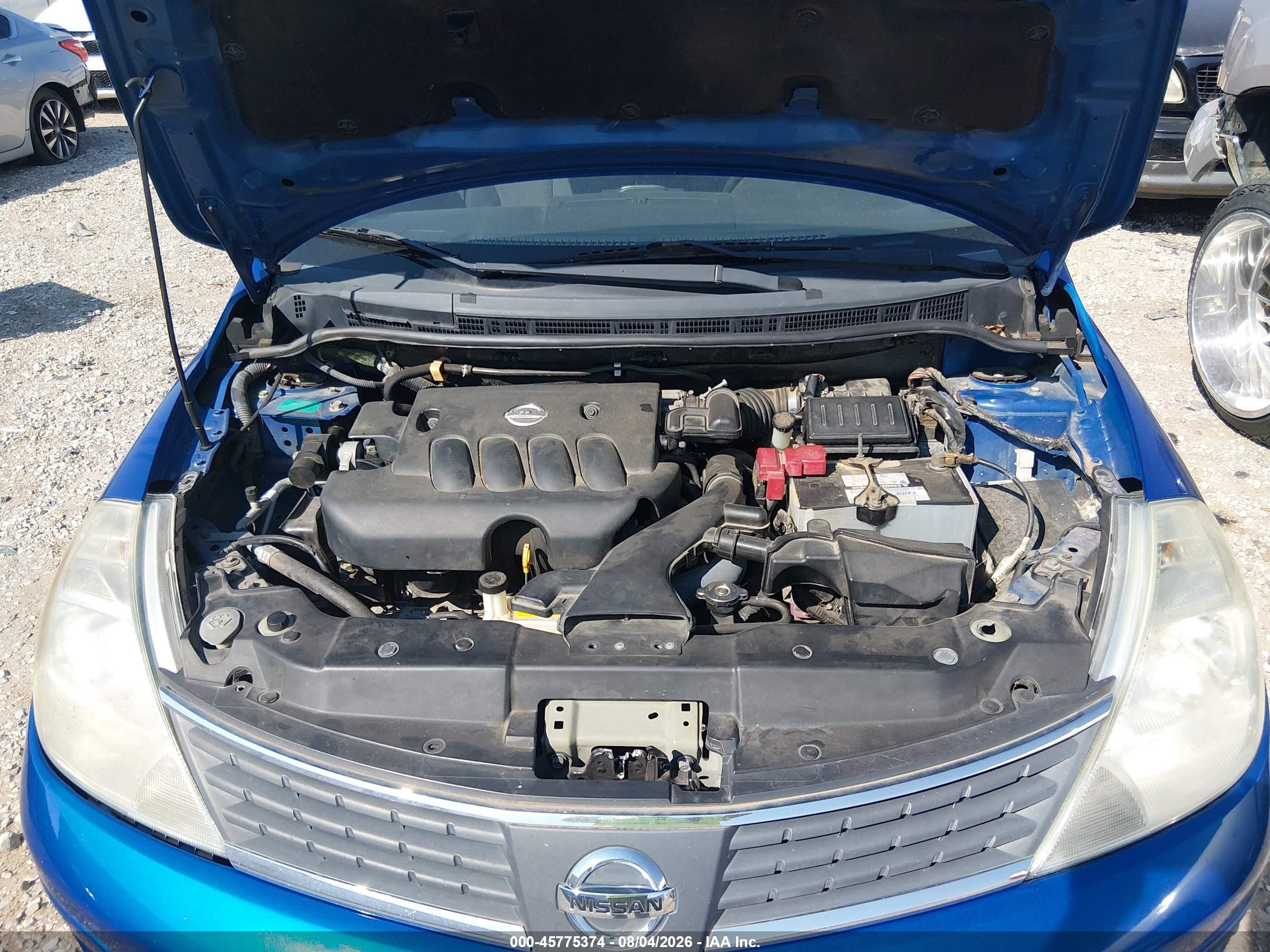 2009 Nissan Versa 1.8sl Blue vin: 3N1BC13E59L354645