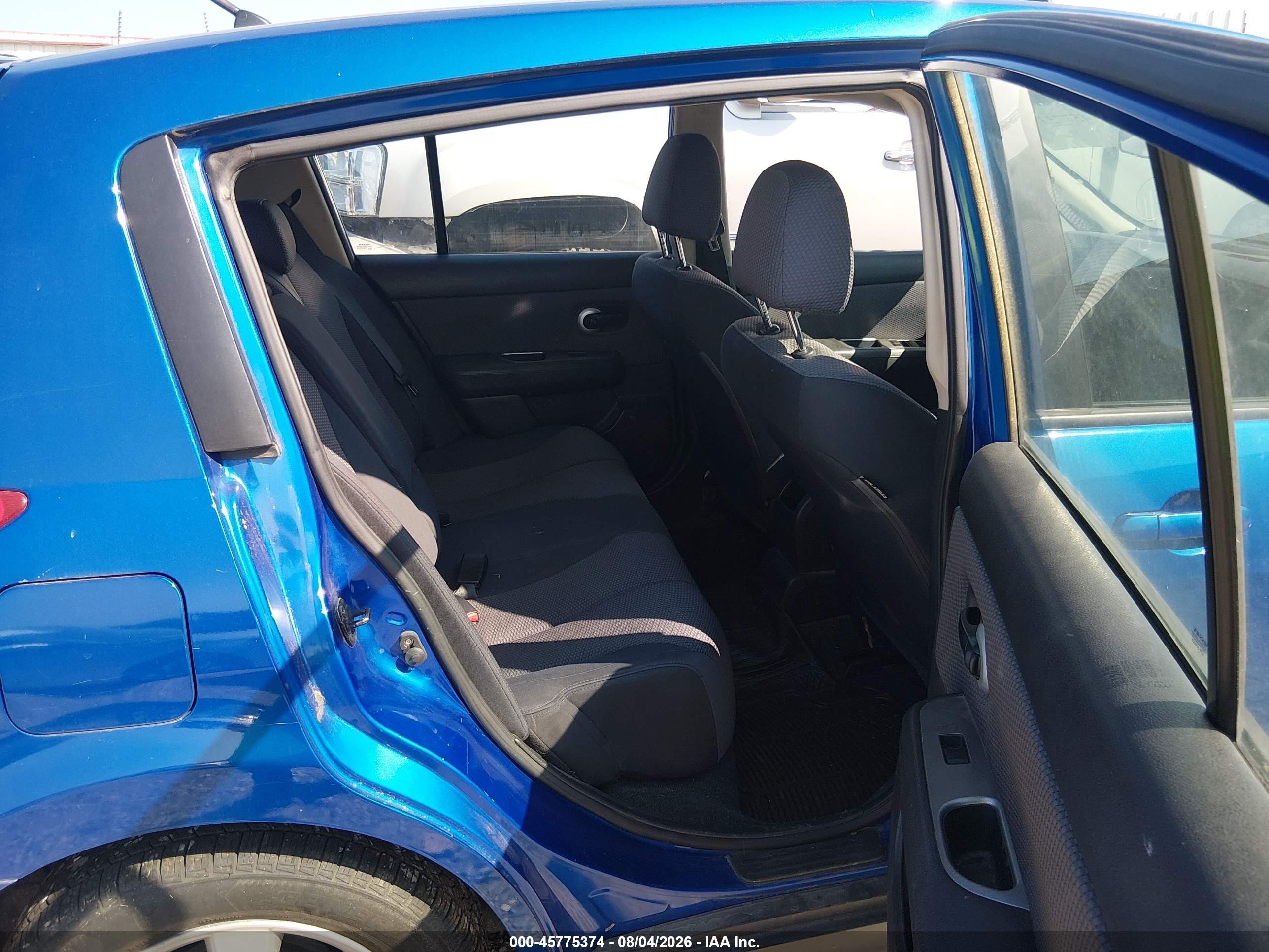 2009 Nissan Versa 1.8sl Blue vin: 3N1BC13E59L354645
