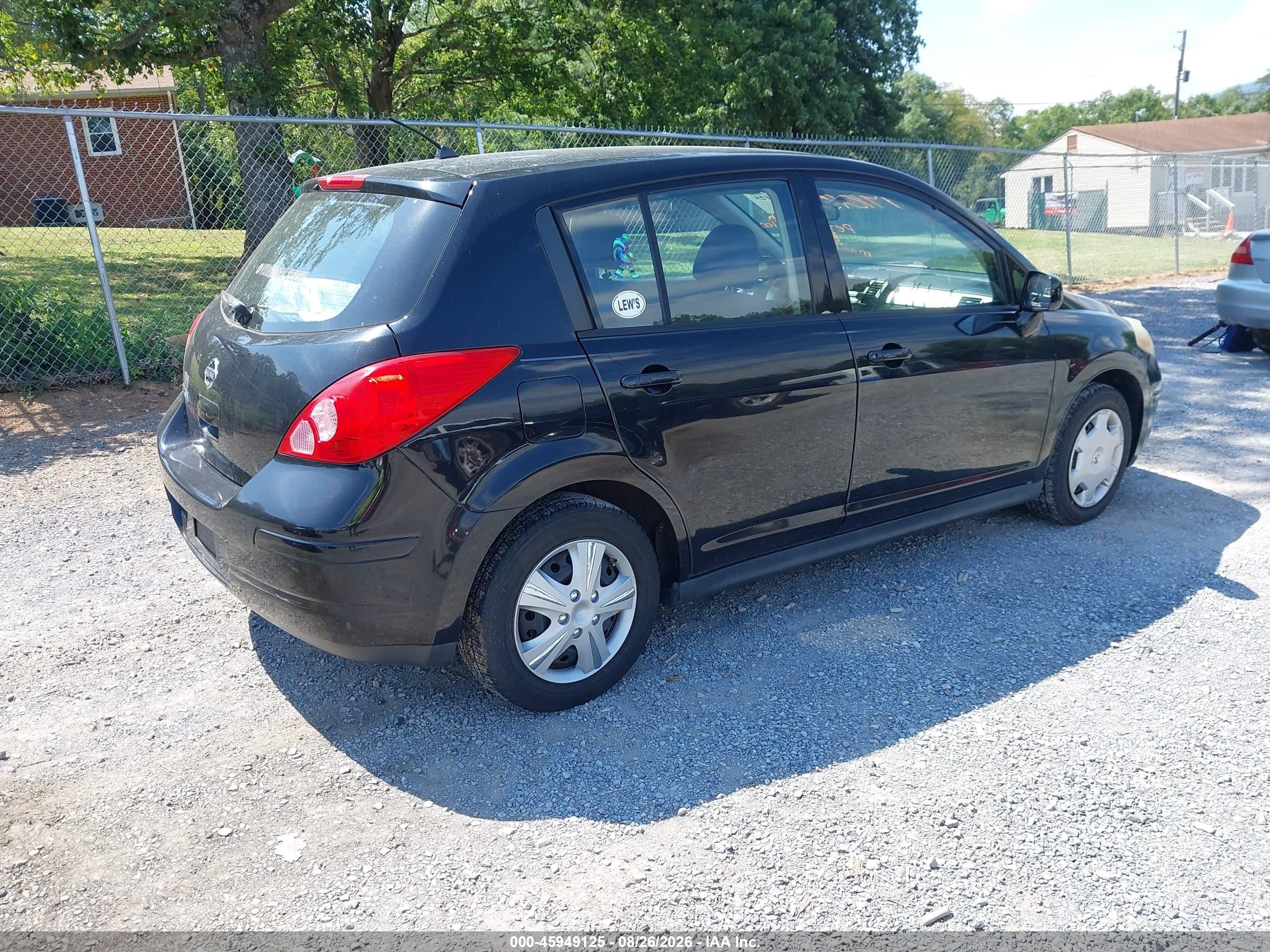 2009 Nissan Versa 1.8s Черный vin: 3N1BC13E59L372191