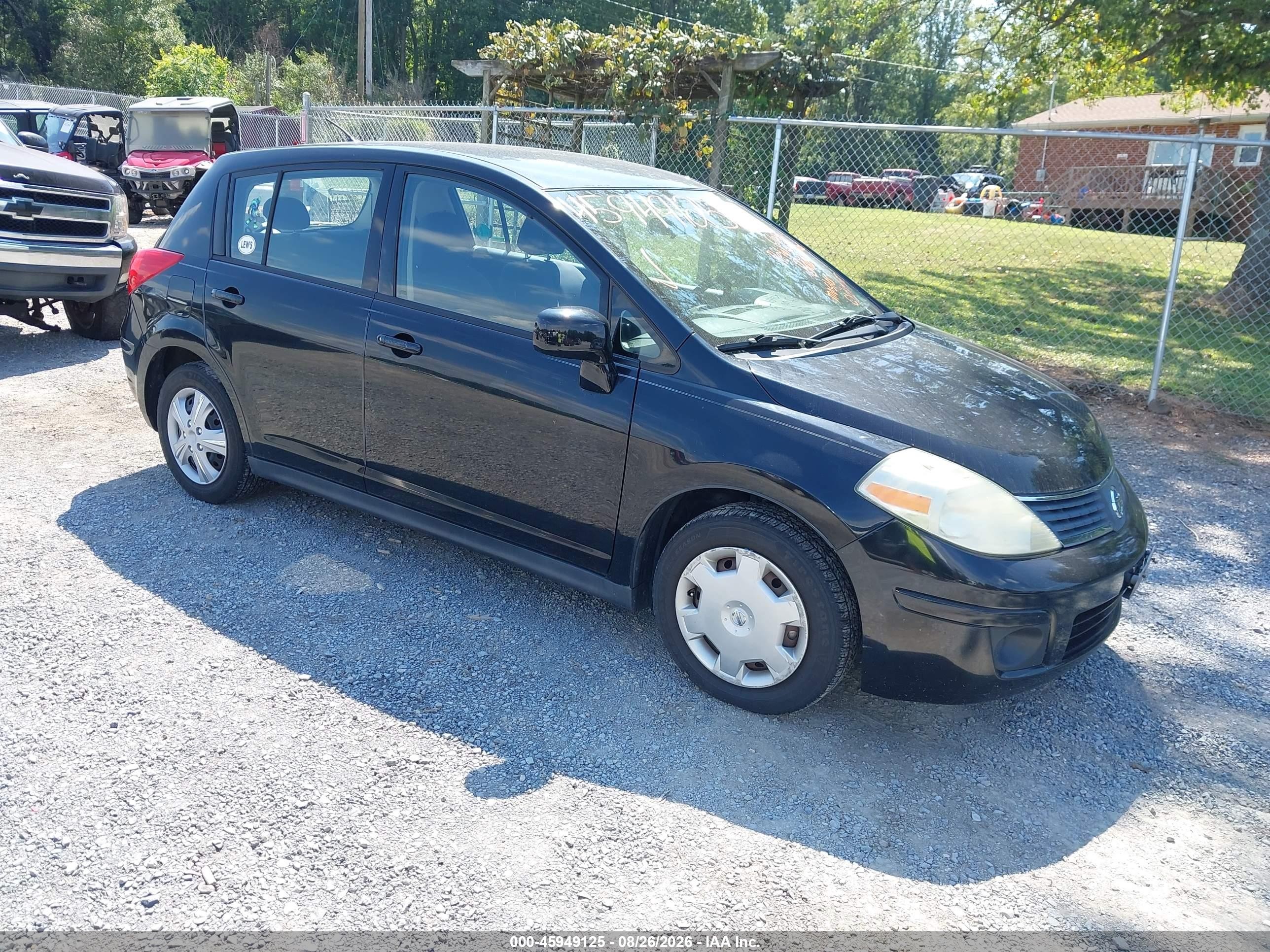 2009 Nissan Versa 1.8s Черный vin: 3N1BC13E59L372191