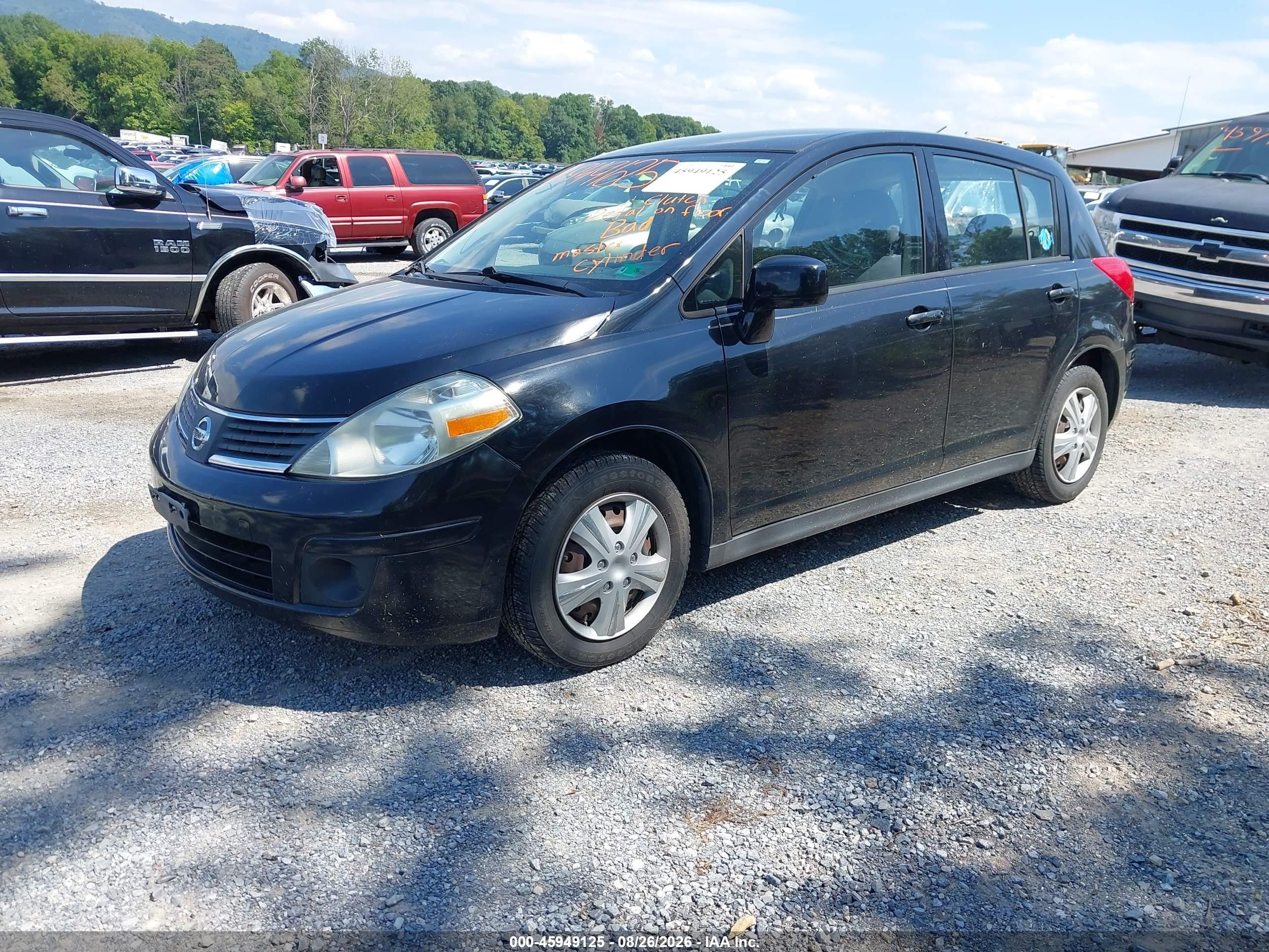 2009 Nissan Versa 1.8s Черный vin: 3N1BC13E59L372191