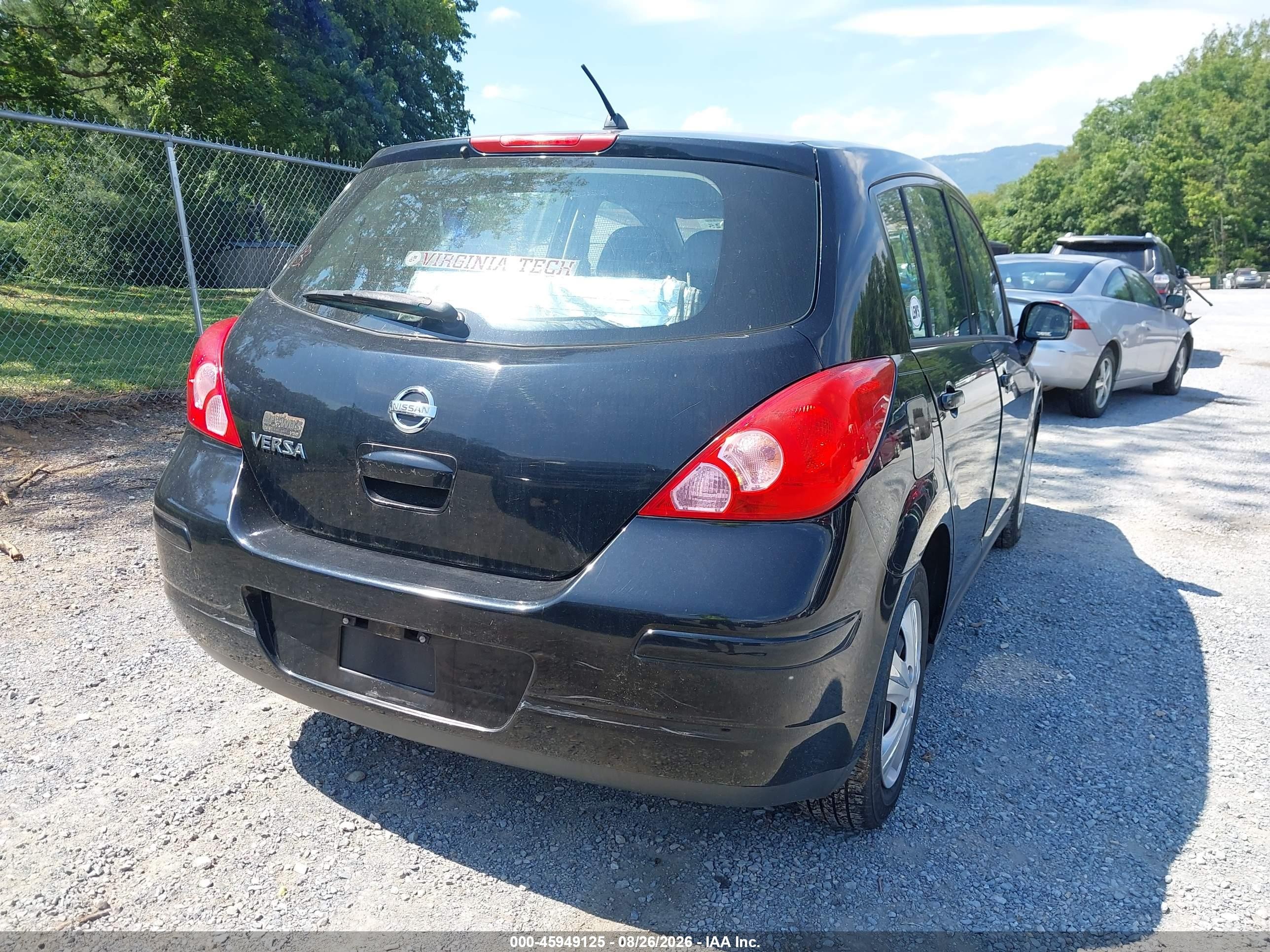 2009 Nissan Versa 1.8s Черный vin: 3N1BC13E59L372191