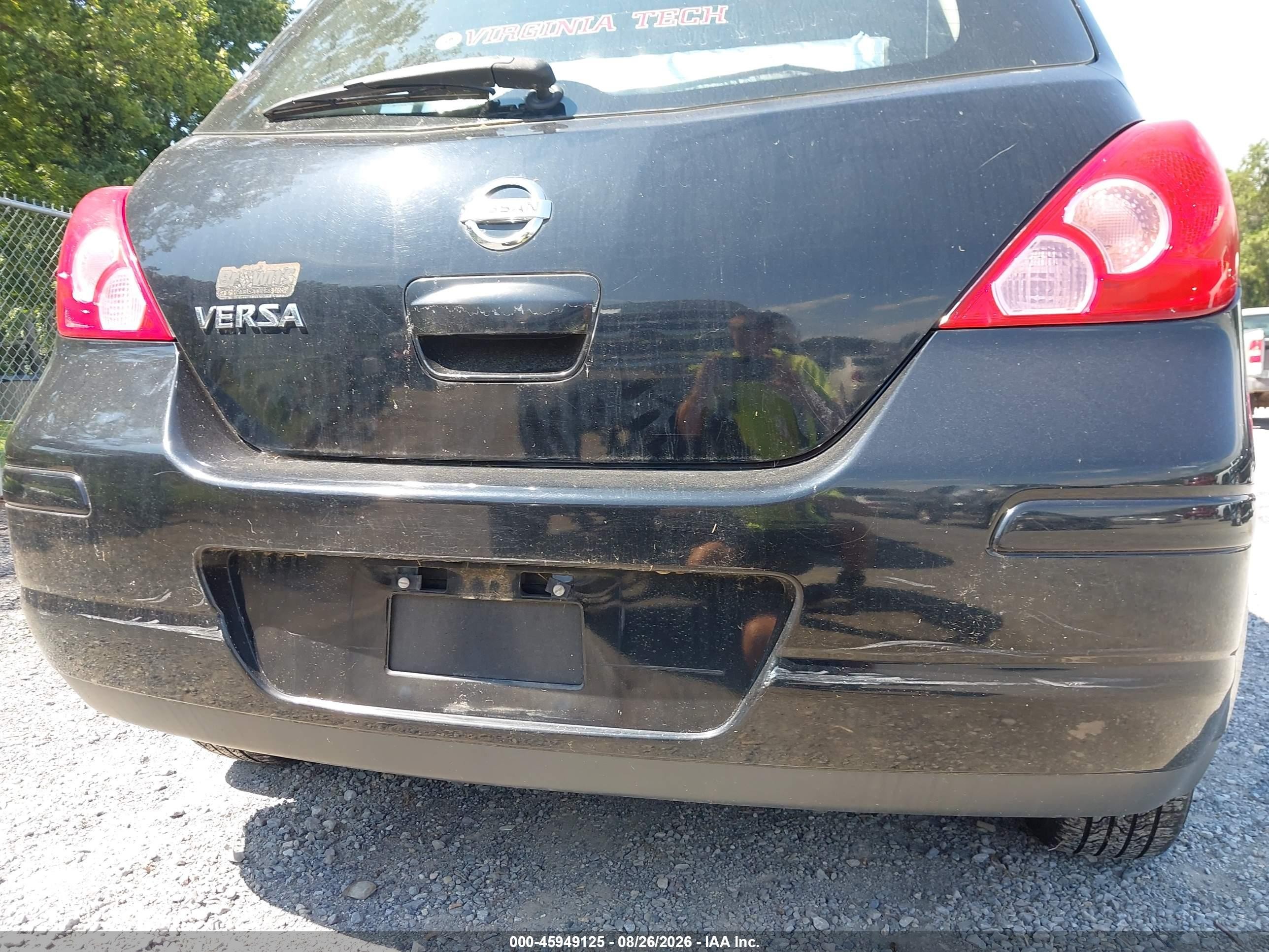 2009 Nissan Versa 1.8s Черный vin: 3N1BC13E59L372191