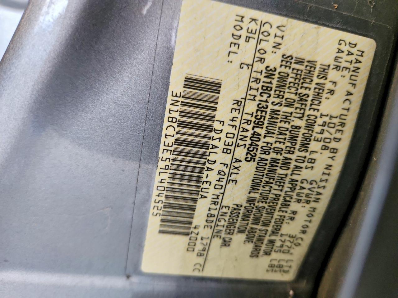 2009 Nissan Versa 1.8 S Gray vin: 3N1BC13E59L404525