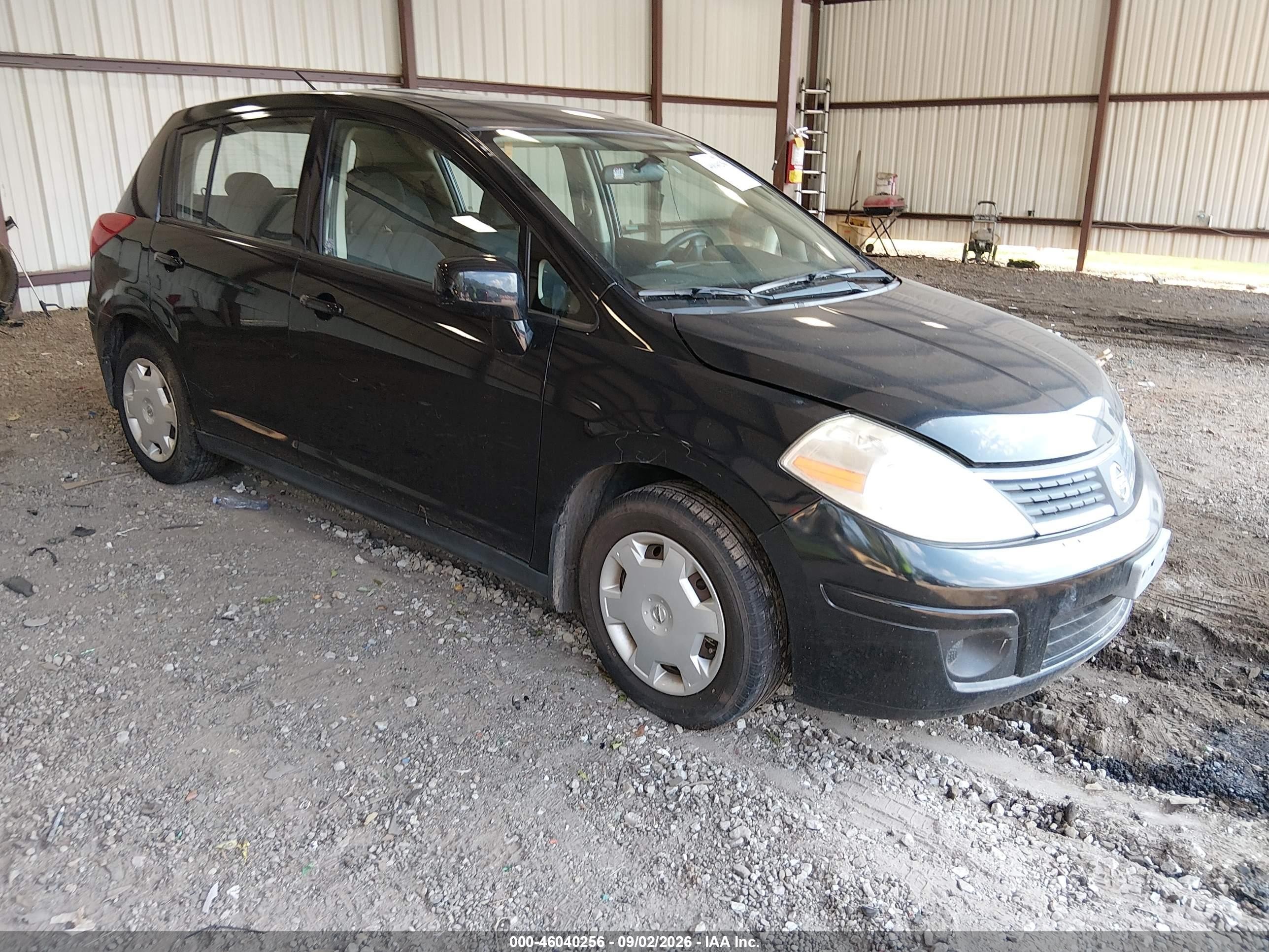 2009 Nissan Versa 1.8s Black vin: 3N1BC13E59L450467