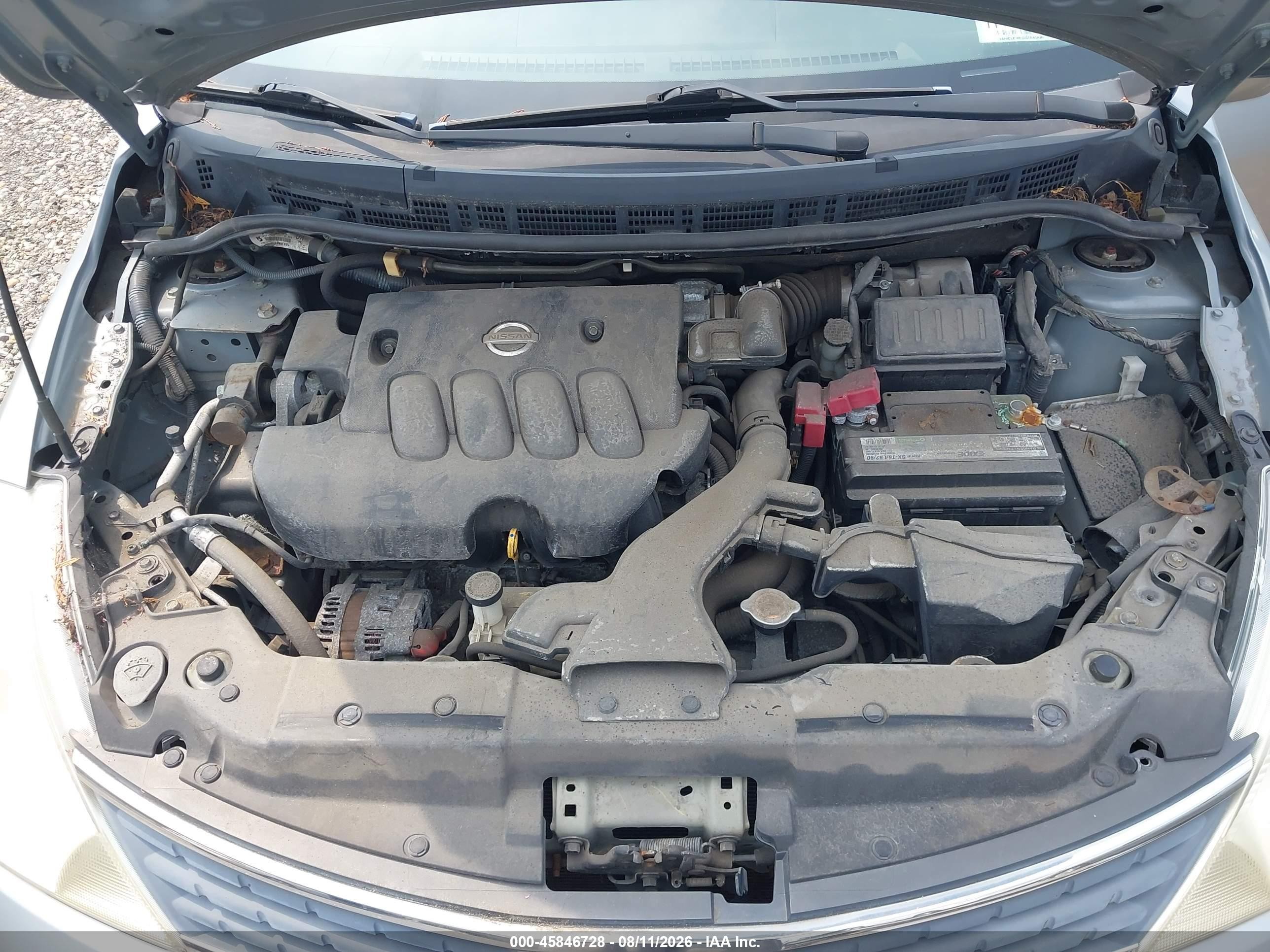 2009 Nissan Versa 1.8s Silver vin: 3N1BC13E59L450663