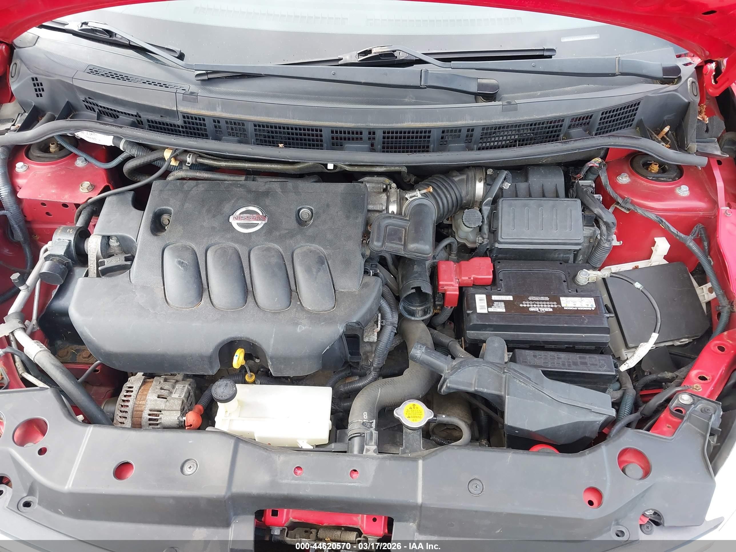 2009 Nissan Versa 1.8s Красный vin: 3N1BC13E59L455040