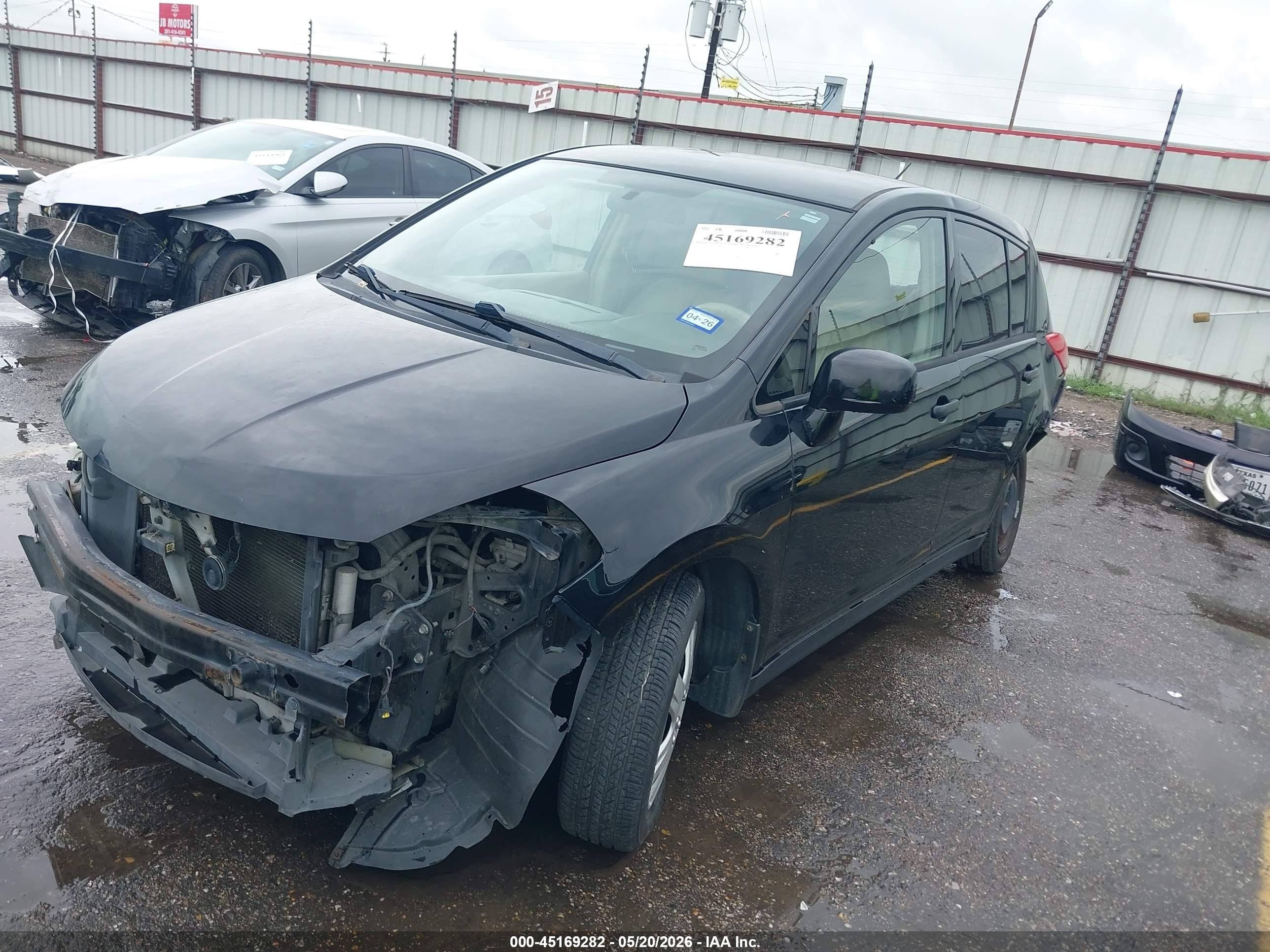 2009 Nissan Versa 1.8s Черный vin: 3N1BC13E59L471920