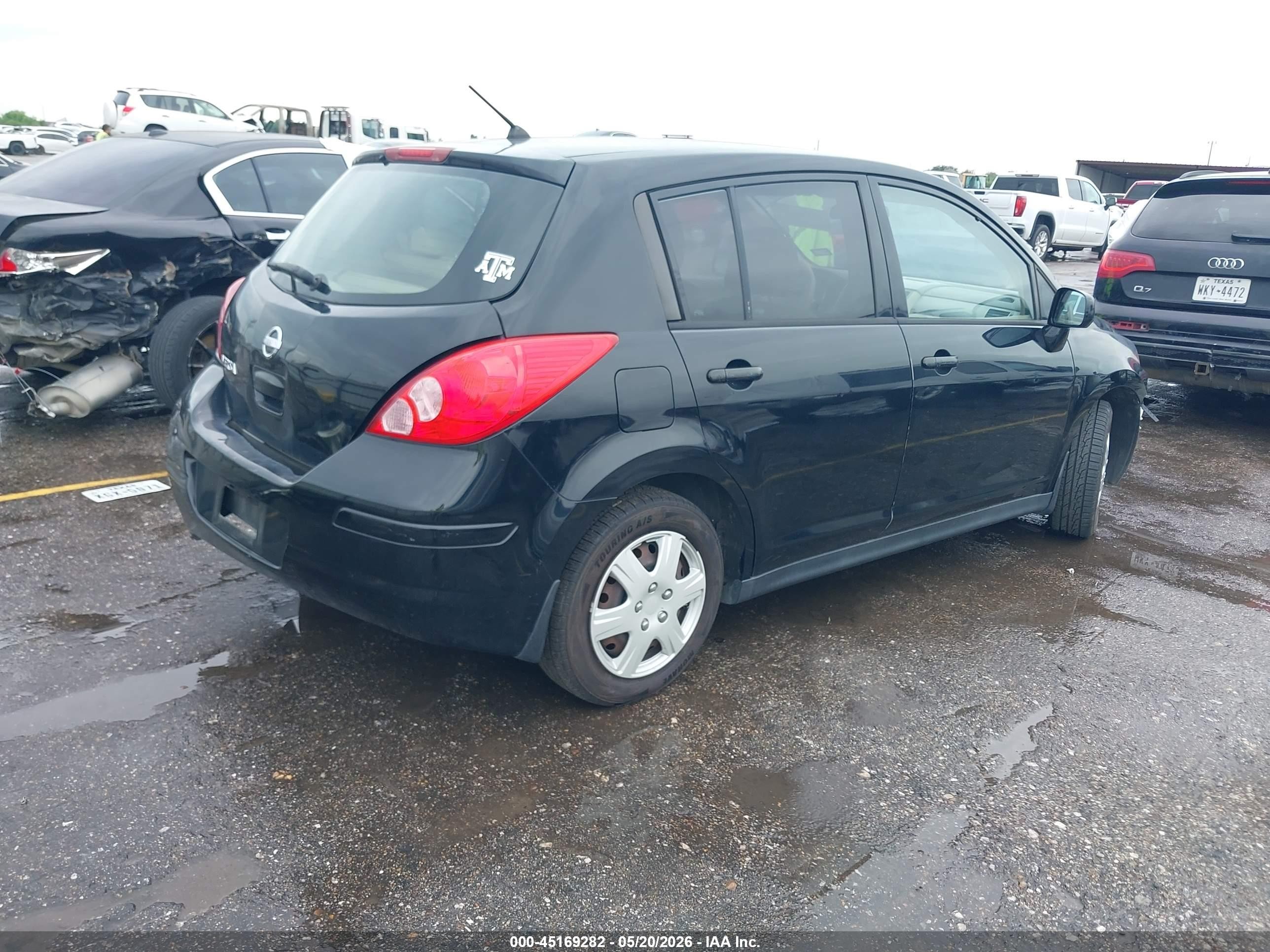 2009 Nissan Versa 1.8s Черный vin: 3N1BC13E59L471920