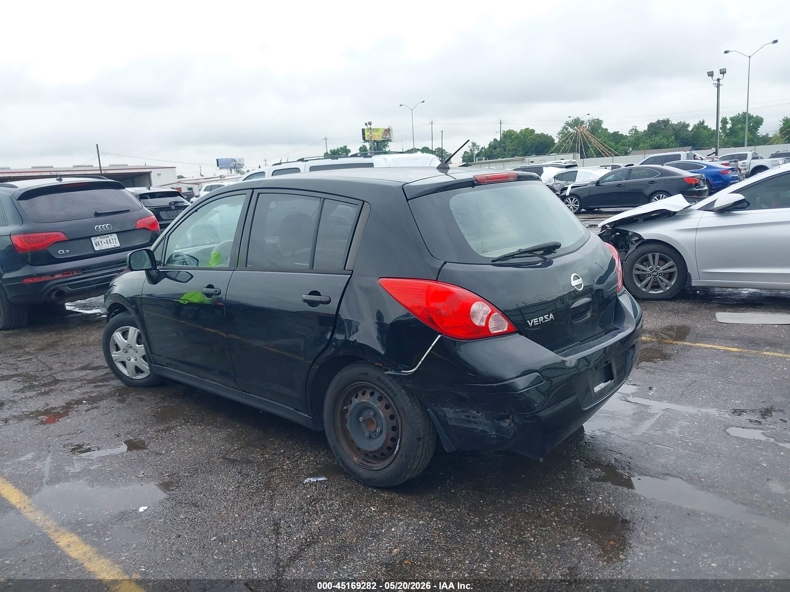 2009 Nissan Versa 1.8s Черный vin: 3N1BC13E59L471920
