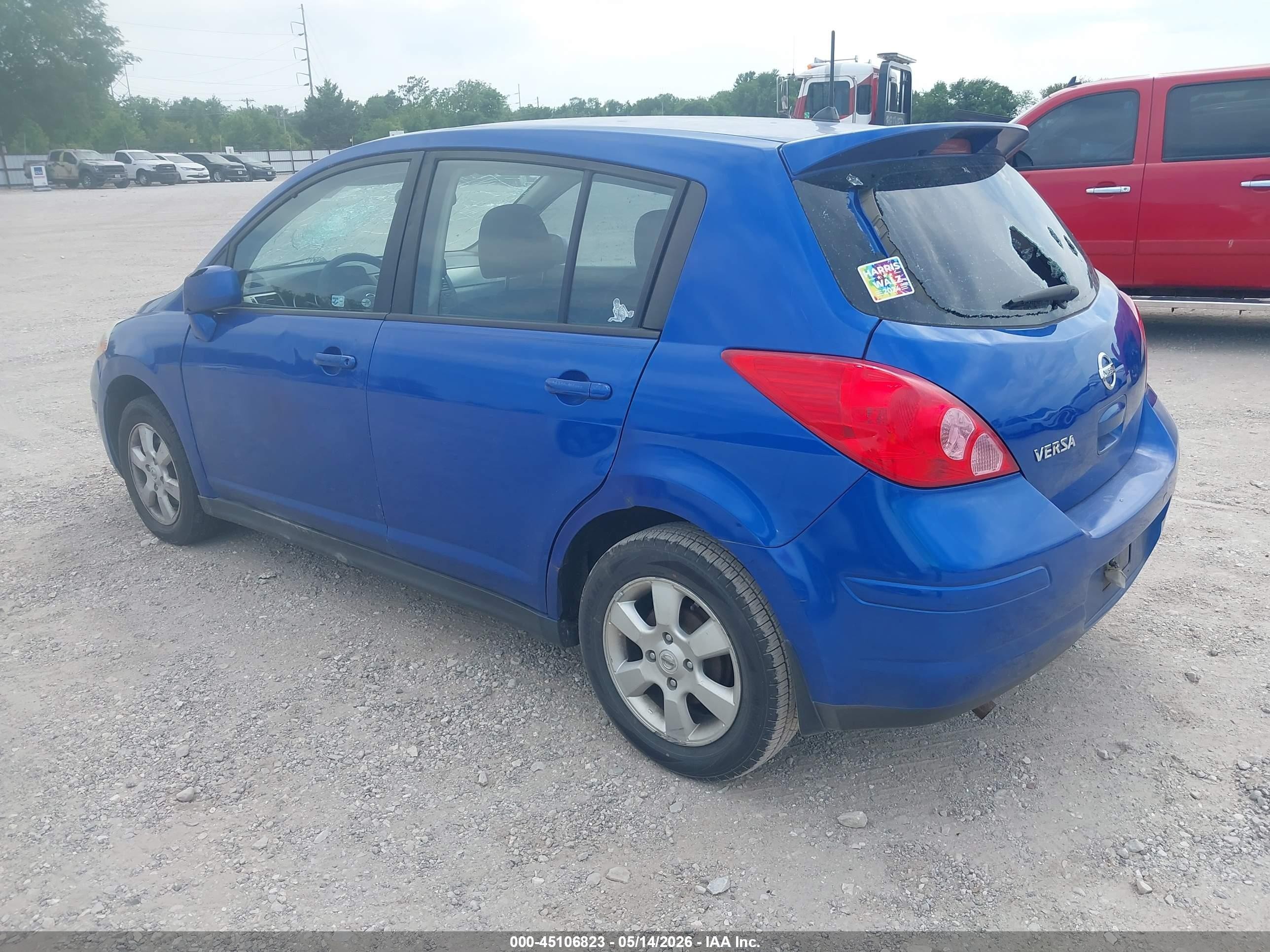 2009 Nissan Versa 1.8s Blue vin: 3N1BC13E59L475367