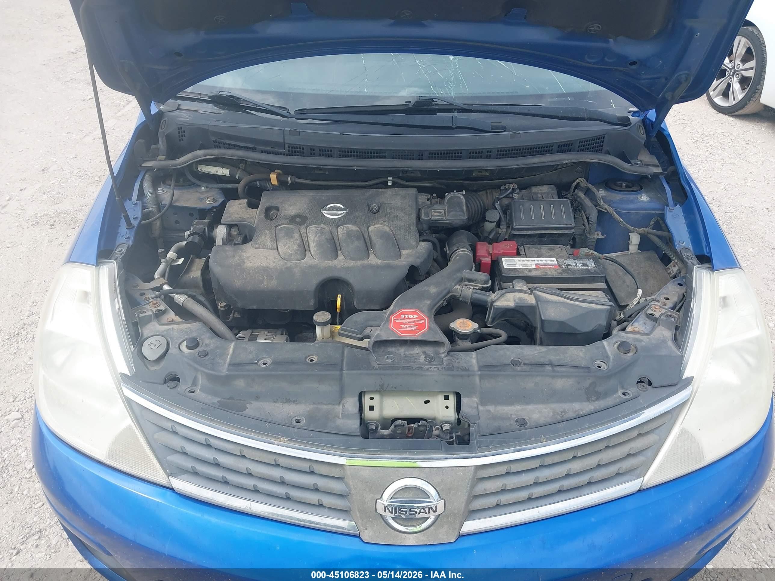 2009 Nissan Versa 1.8s Blue vin: 3N1BC13E59L475367