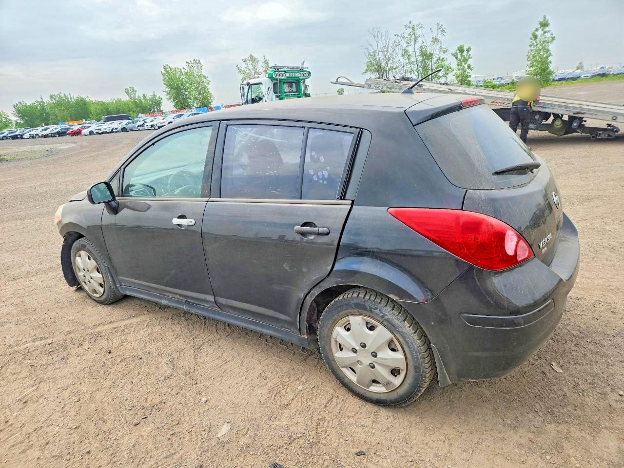 2009 Nissan Versa 1.8 S Black vin: 3N1BC13E59L477703
