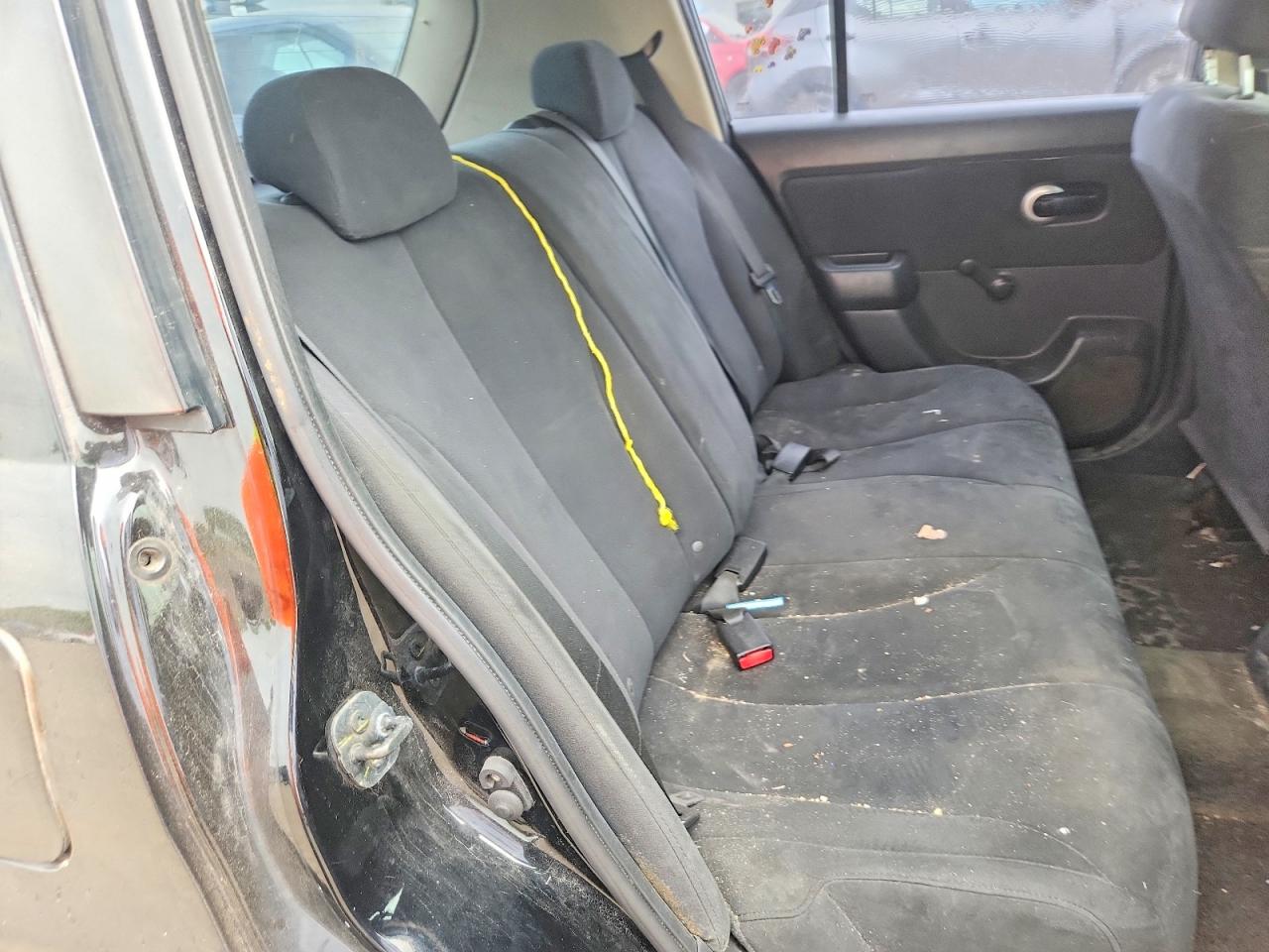 2009 Nissan Versa 1.8 S Black vin: 3N1BC13E59L477703