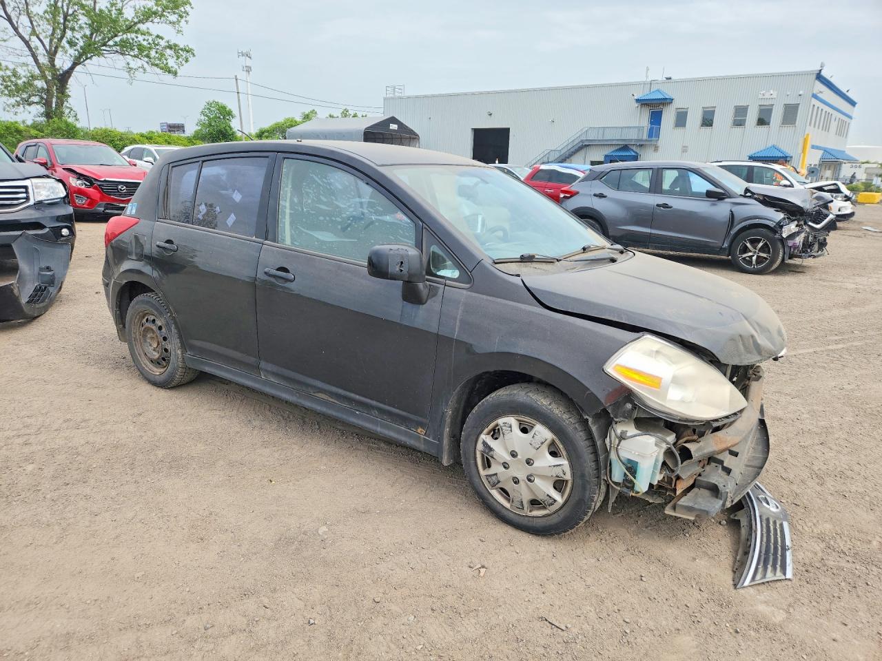 2009 Nissan Versa 1.8 S Black vin: 3N1BC13E59L477703