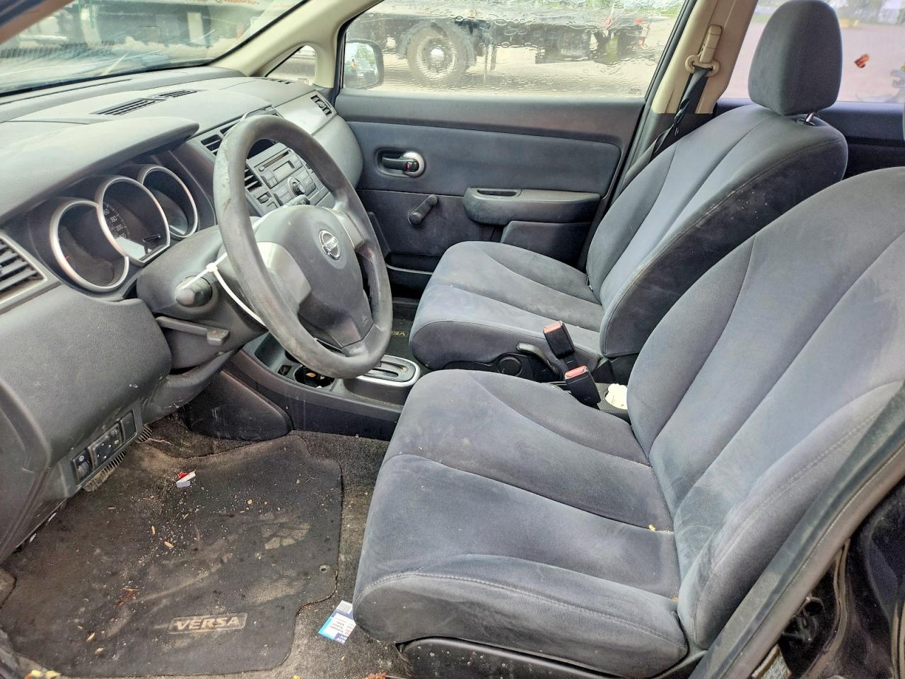 2009 Nissan Versa 1.8 S Black vin: 3N1BC13E59L477703
