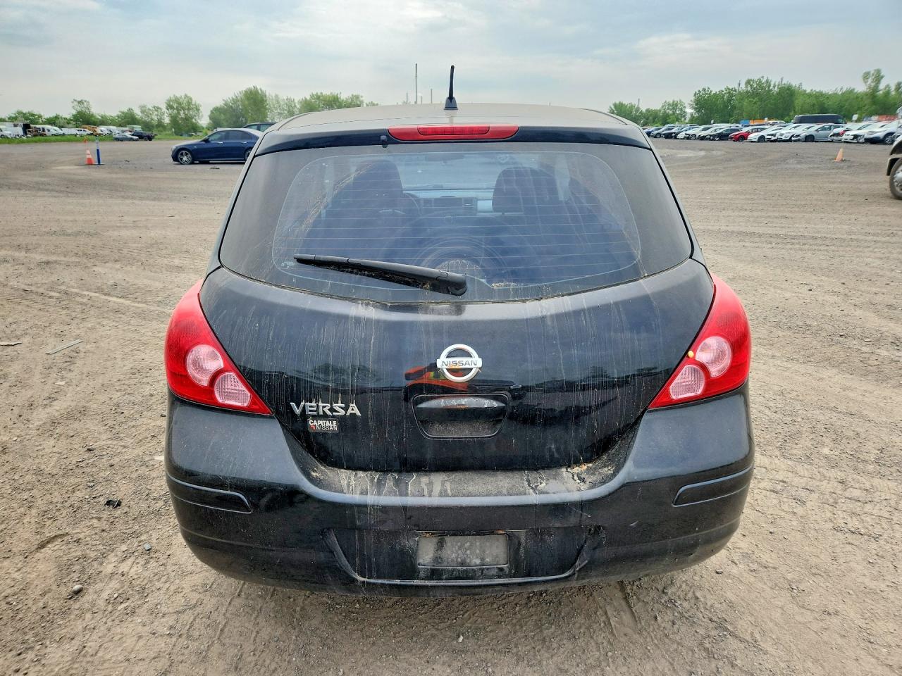 2009 Nissan Versa 1.8 S Black vin: 3N1BC13E59L477703