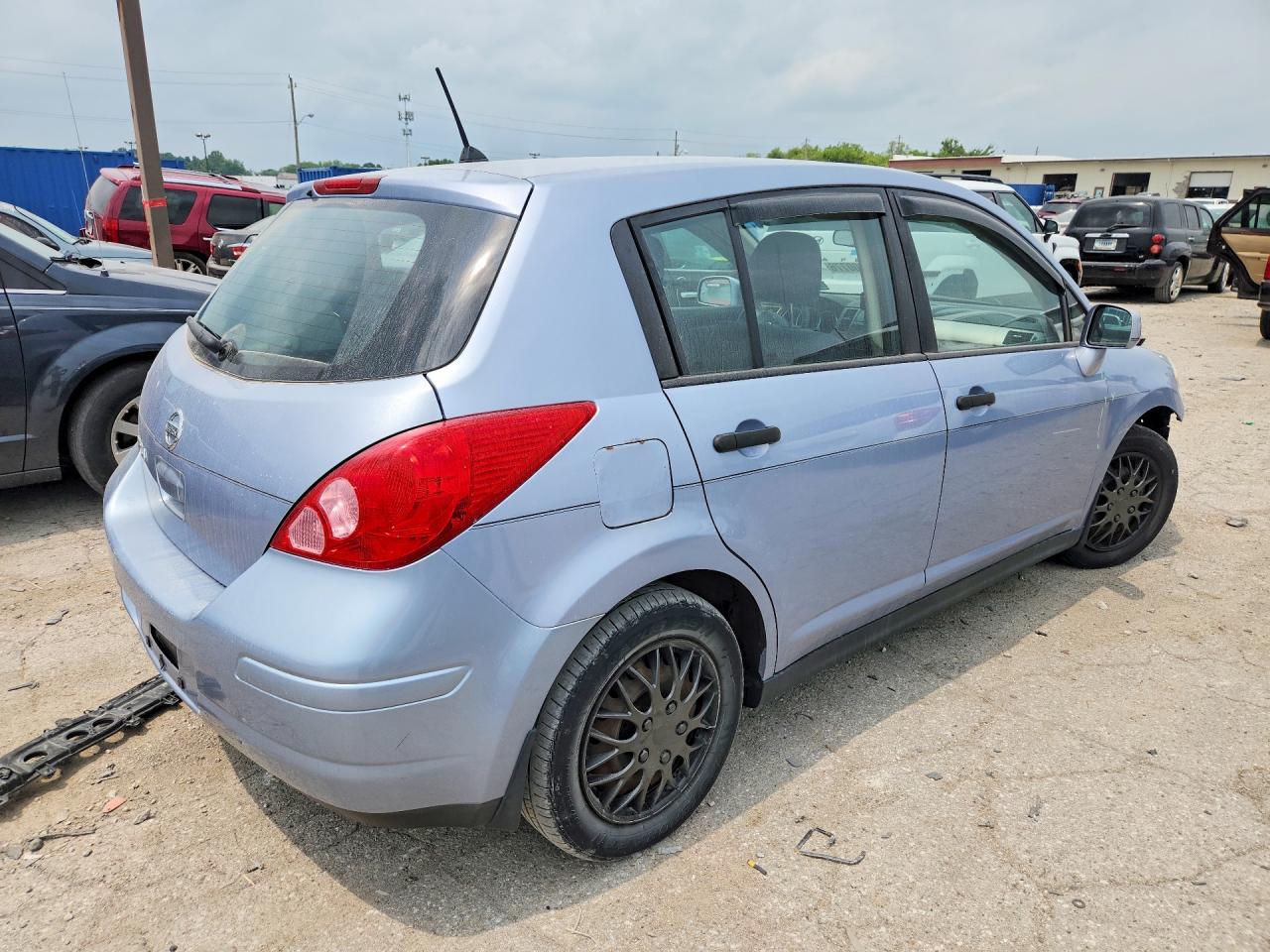 2009 Nissan Versa 1.8 S Blue vin: 3N1BC13E59L485168