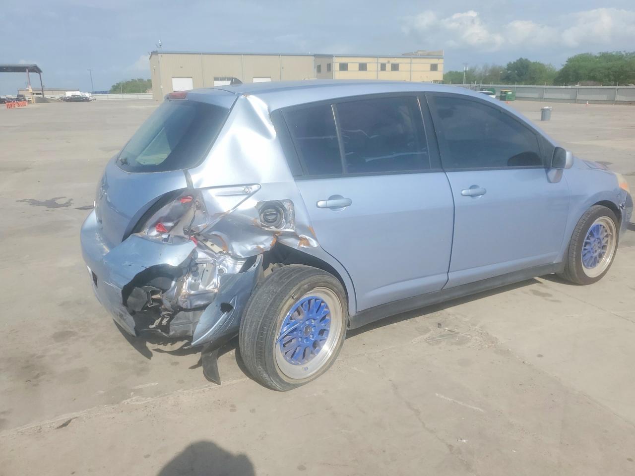 2009 Nissan Versa 1.8 S Blue vin: 3N1BC13E59L490483